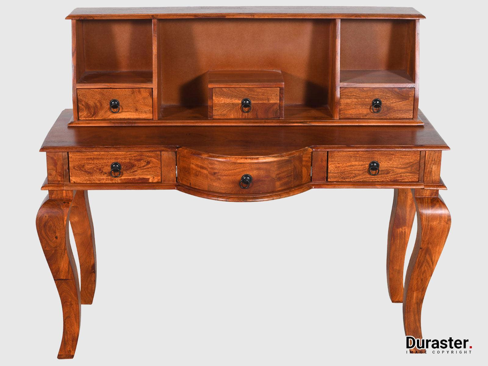 Aristocrat Solid Wood Study Table with Storage #1 - Duraster