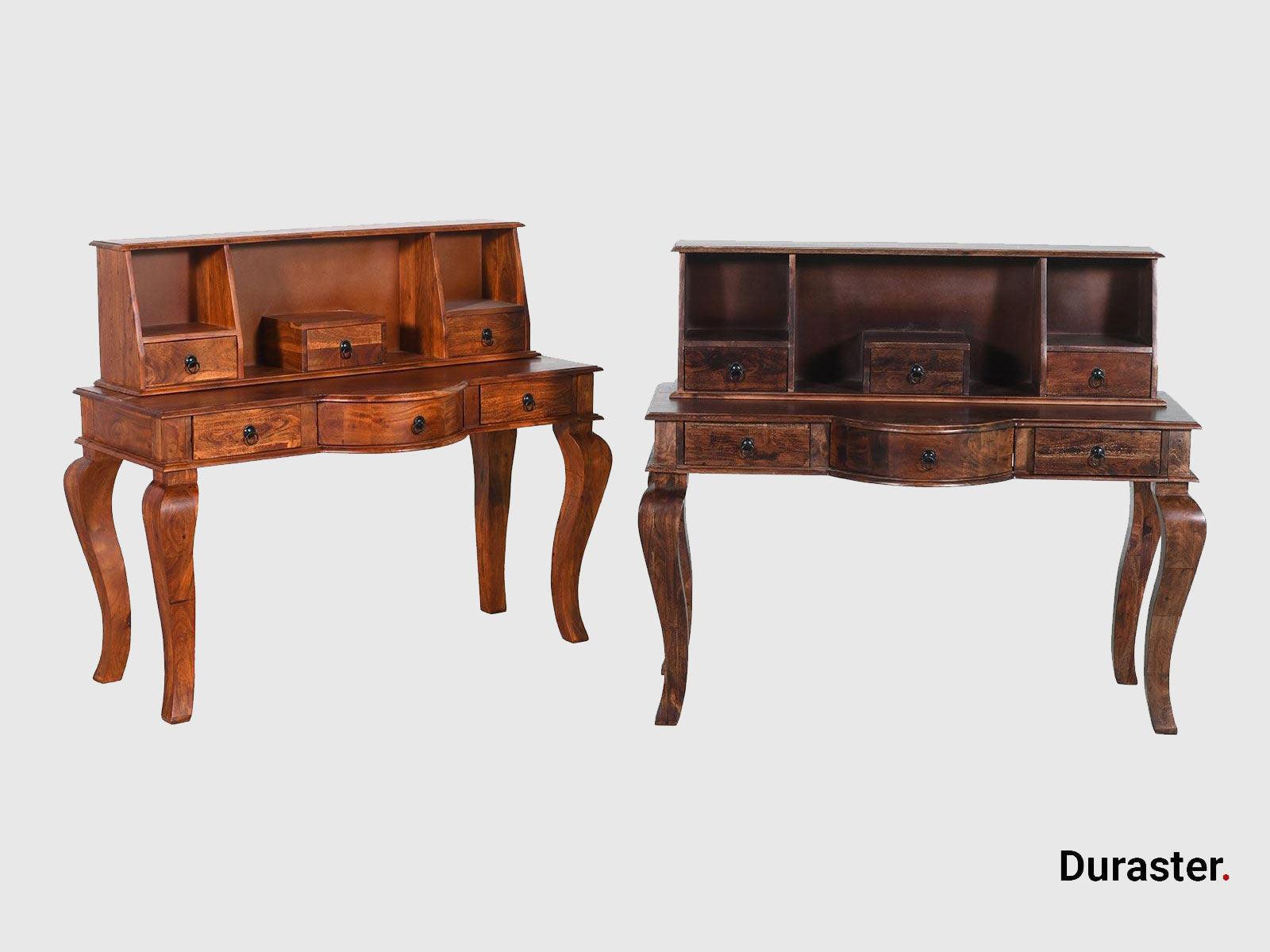Aristocrat Solid Wood Study Table with Storage #1 - Duraster