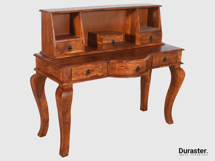 Aristocrat Solid Wood Study Table with Storage #1 - Duraster