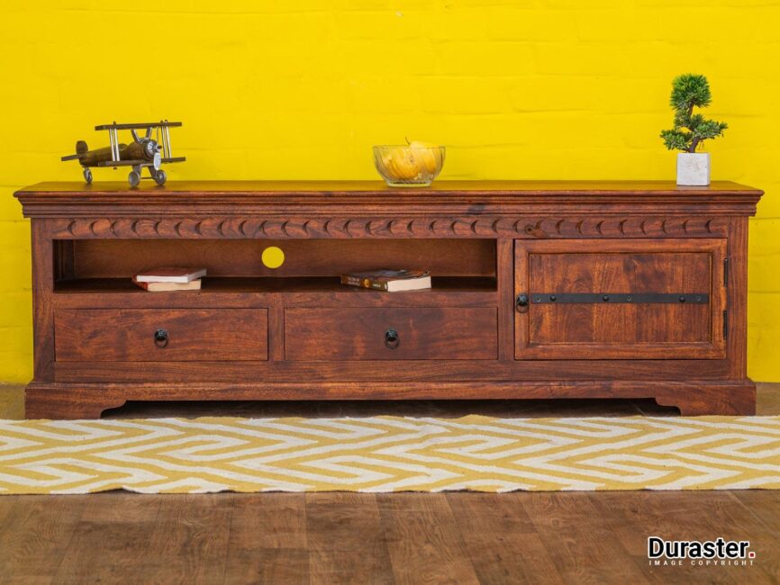 Aristocrat Solid Wood TV Unit with Storage