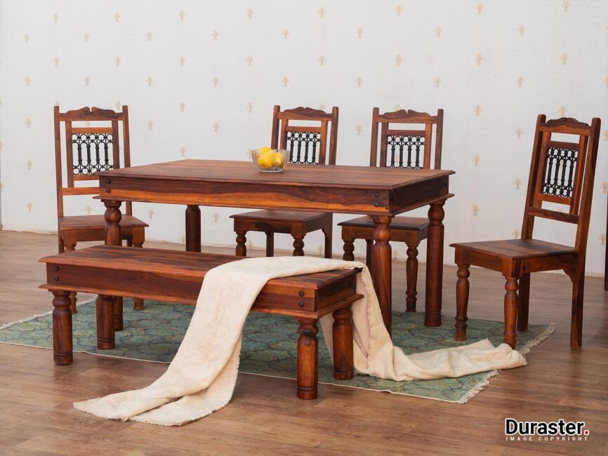 Aristocrat Solid Wood Dining Set with Chairs