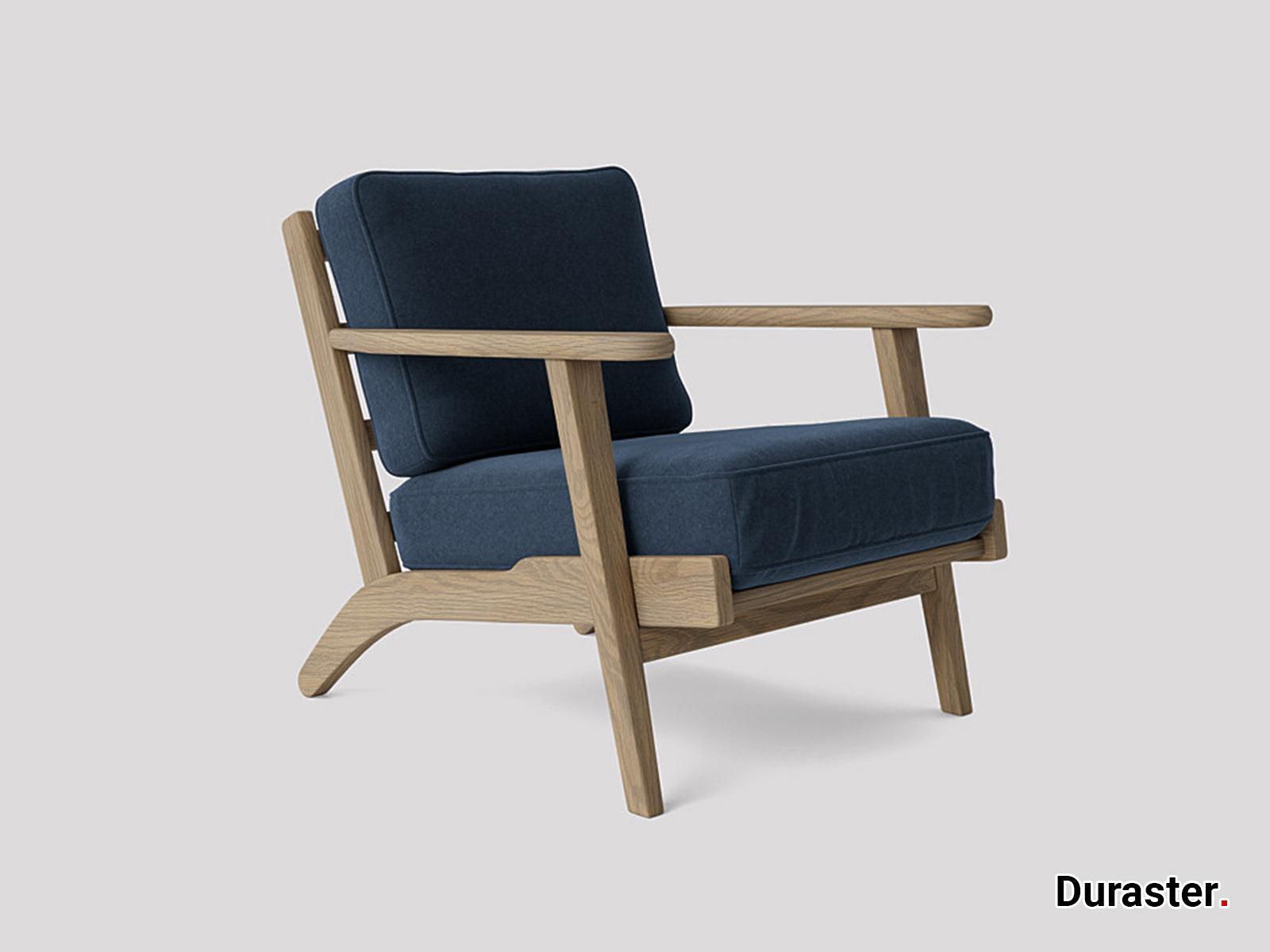 Elemantray Solid Wood Fabric Upholstered Chair #1 - Duraster