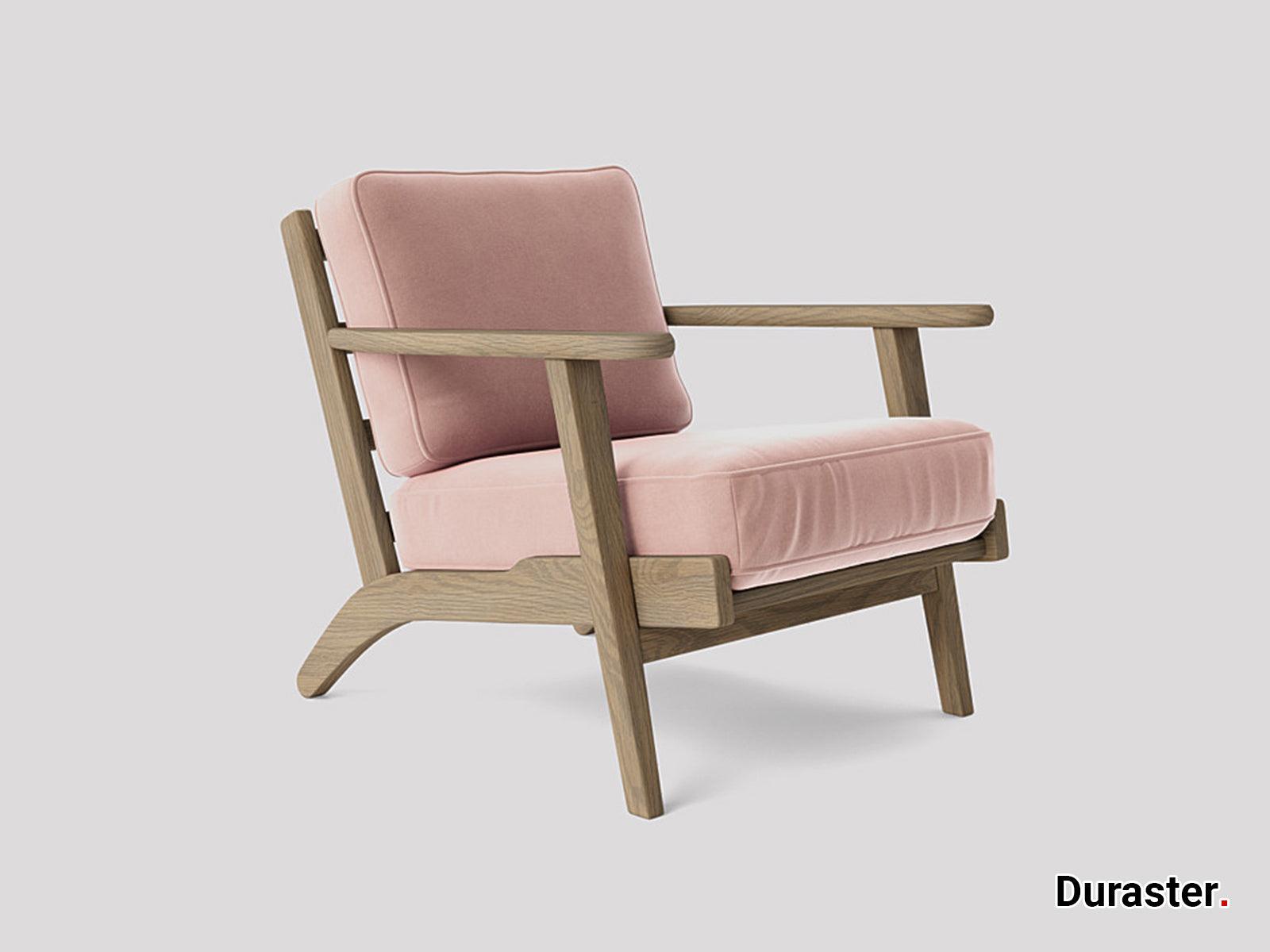 Elemantray Solid Wood Fabric Upholstered Chair #1 - Duraster