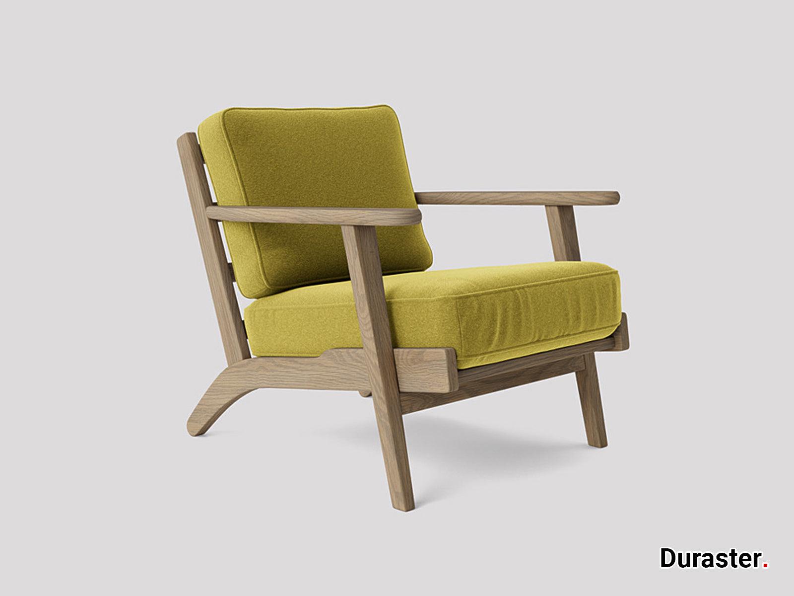 Elemantray Solid Wood Fabric Upholstered Chair #1 - Duraster