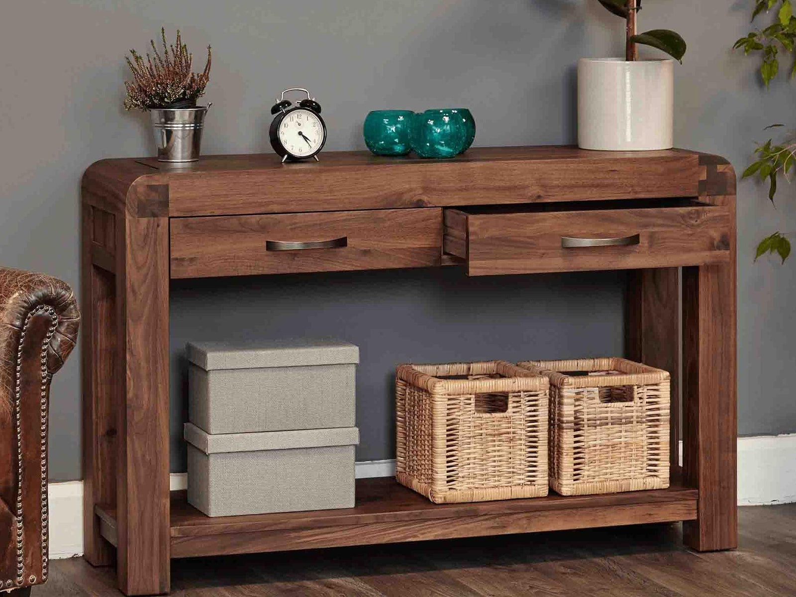 Duraster Arthur Wooden Console Table with Storage #11 - Image 2