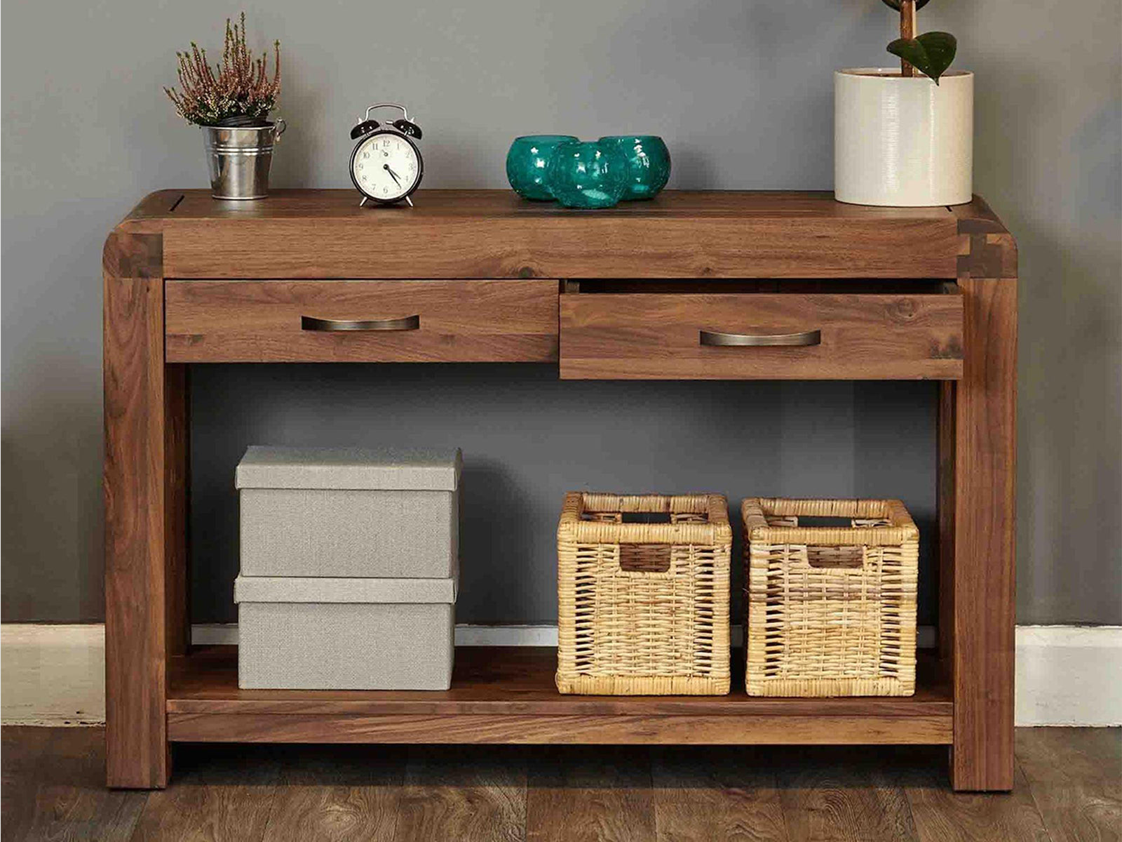 Duraster Arthur Wooden Console Table with Storage #11