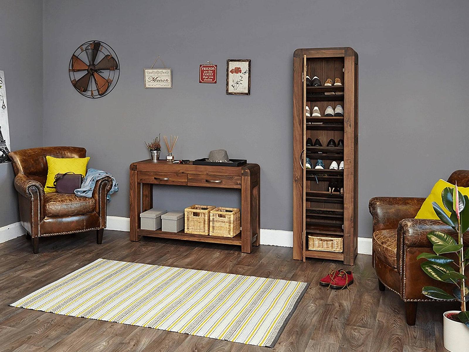 Duraster Arthur Acacia Wood Shoe Rack #8 - Image 3