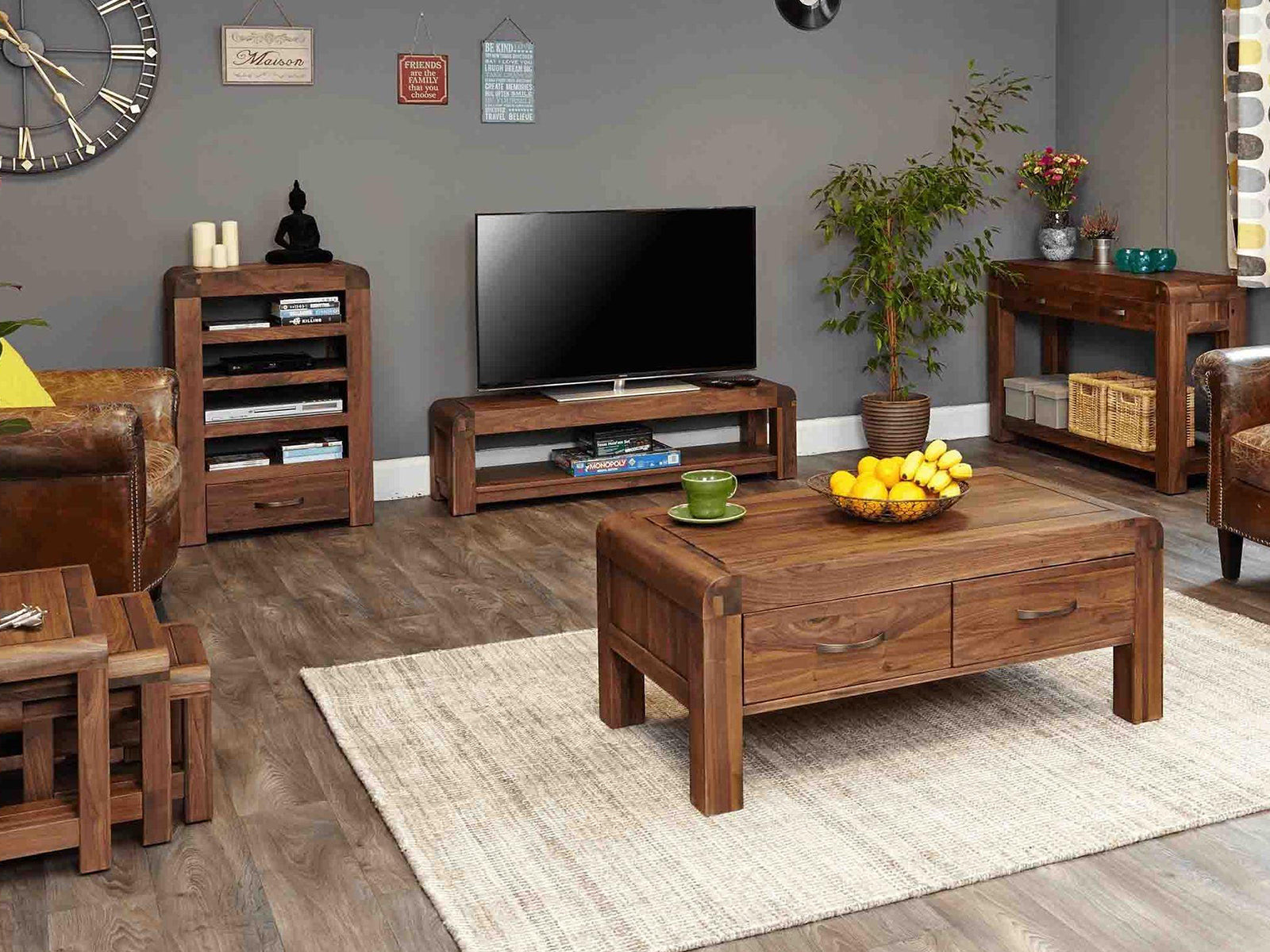 Duraster Arthur Acacia Wood TV Unit #1 - Image 4