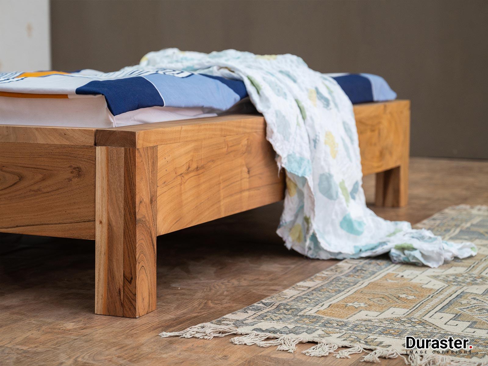 Eternal Minimalist Acacia Wood Bed #1 - Duraster