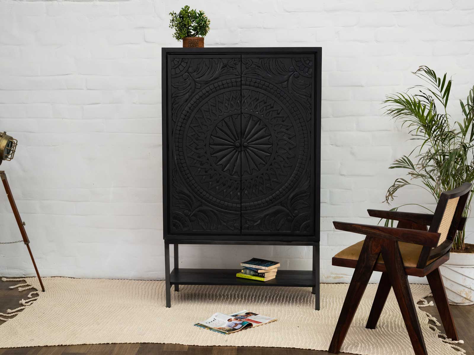 Duraster Black Marina High Cabinet #1