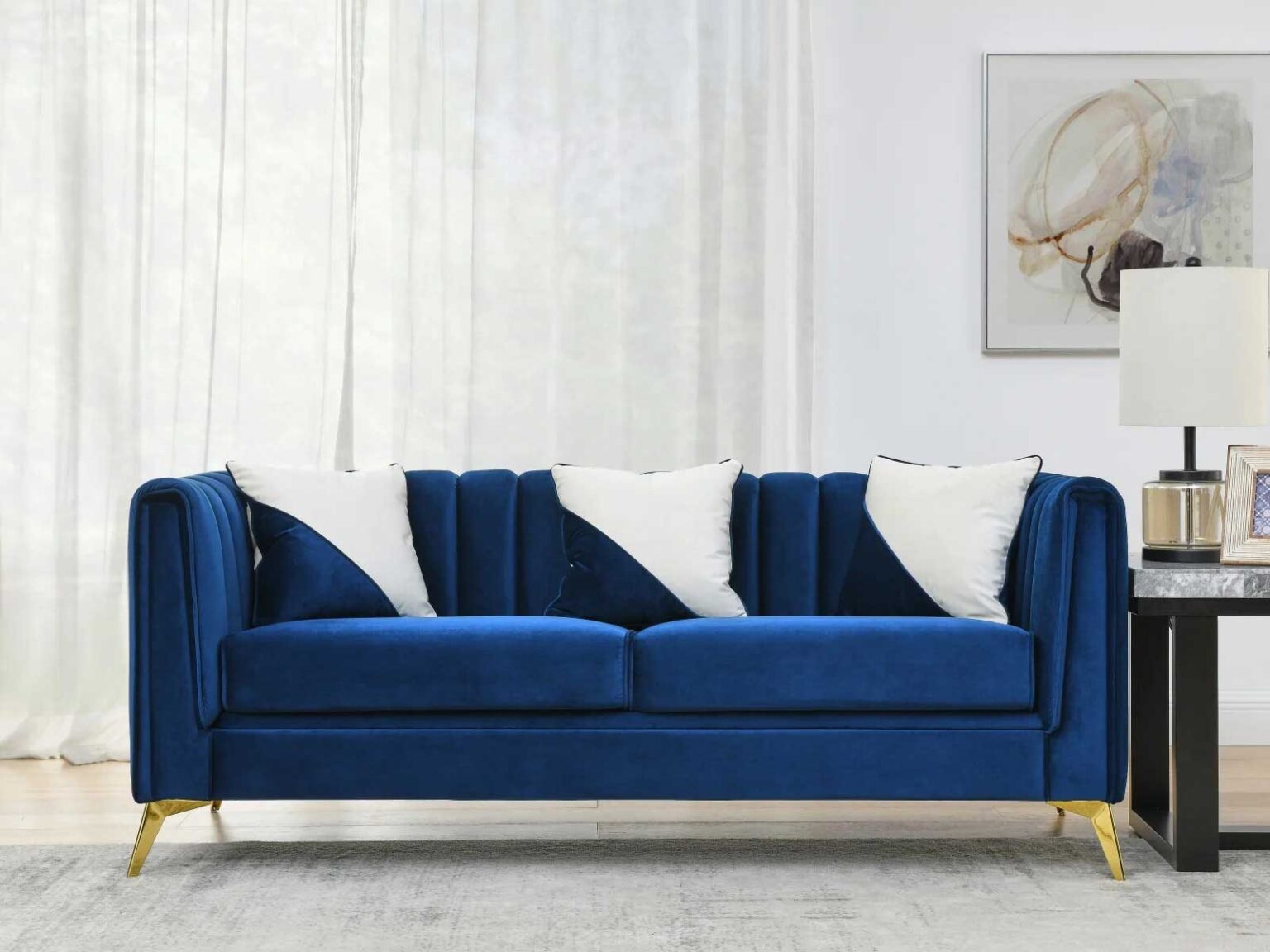 3 Seater Fabric Sofa