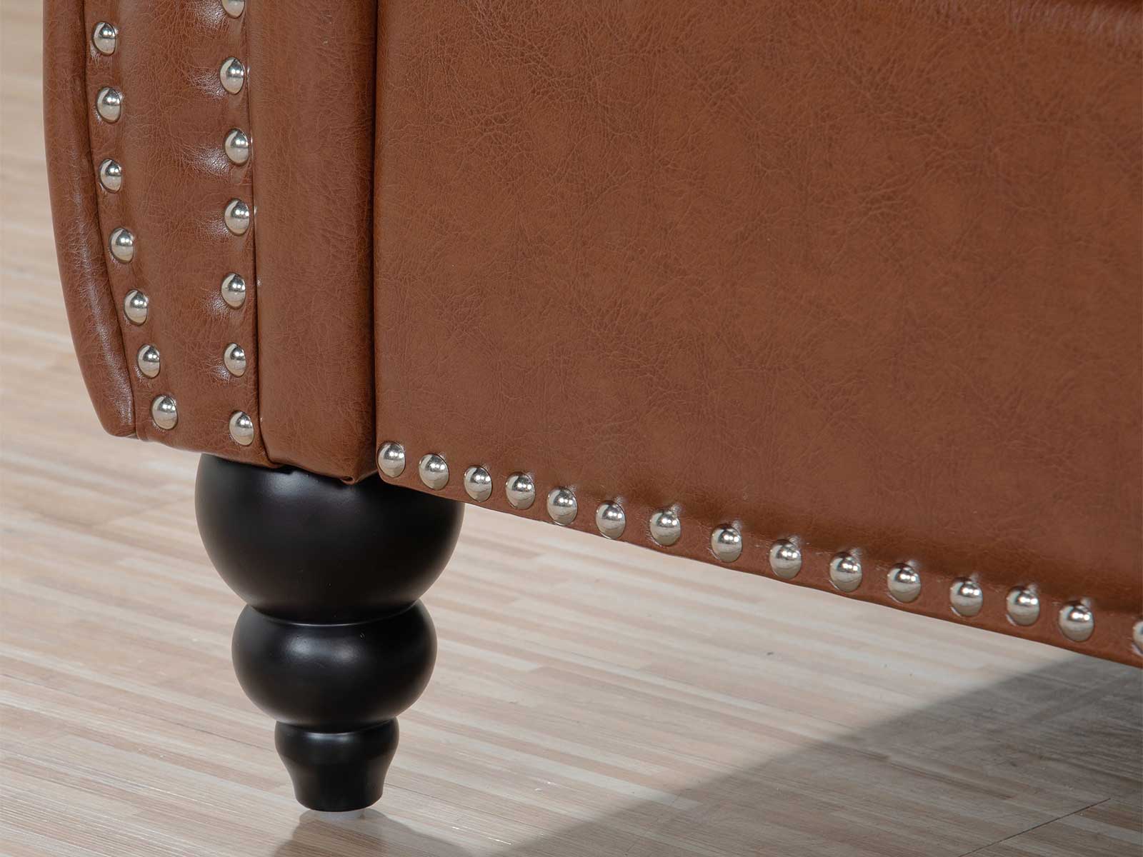 Duraster Chesterfield Traditional Three Seater Sofas #63 - Image 3
