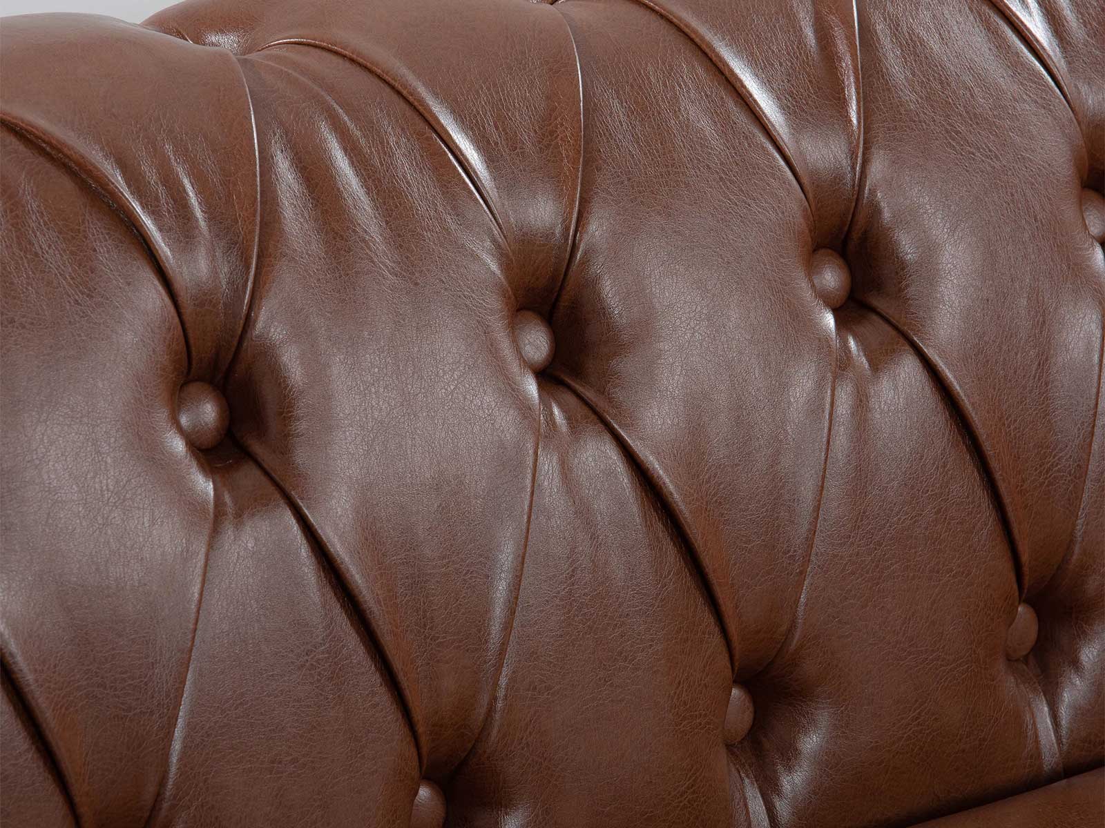 Duraster Chesterfield Traditional Three Seater Sofas #63 - Image 4