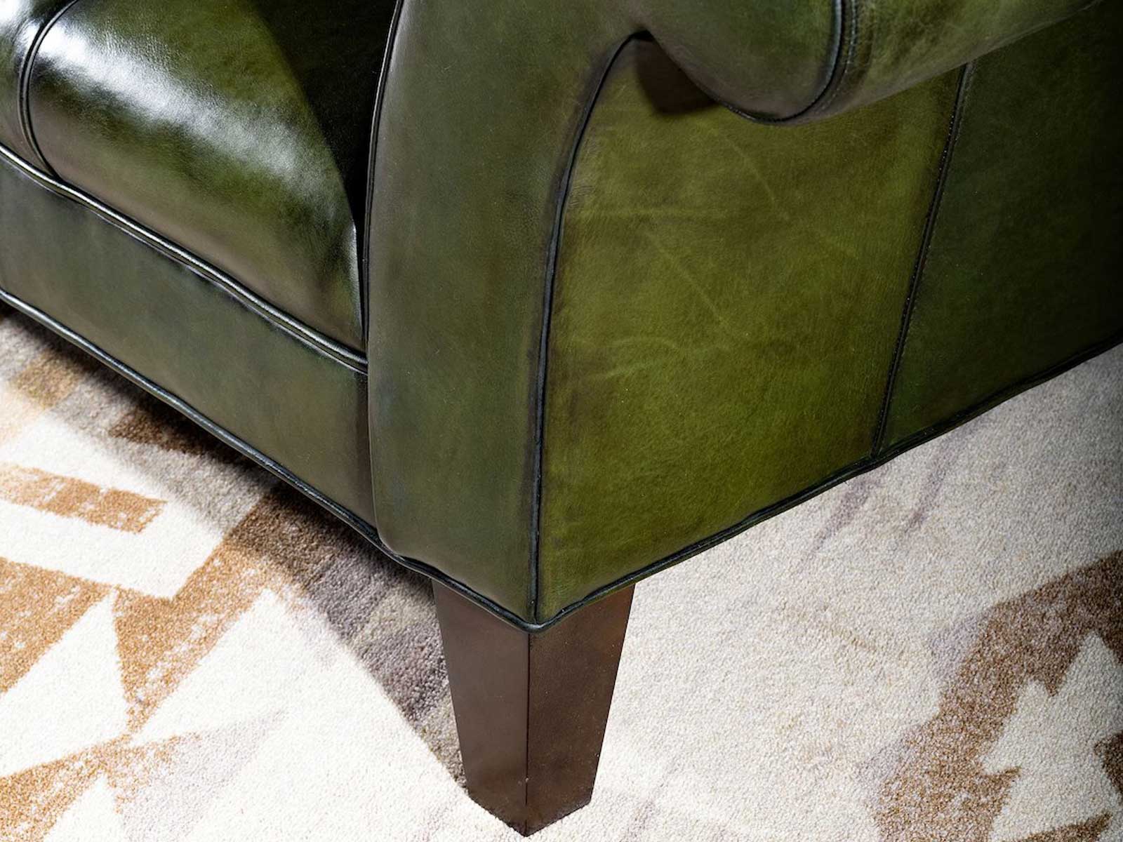 Duraster Chesterfield Traditional Three Seater Sofa (Irish Green) #94 - Image 6