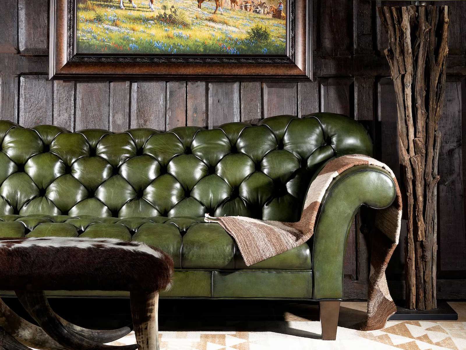 Duraster Chesterfield Traditional Three Seater Sofa (Irish Green) #94 - Image 4