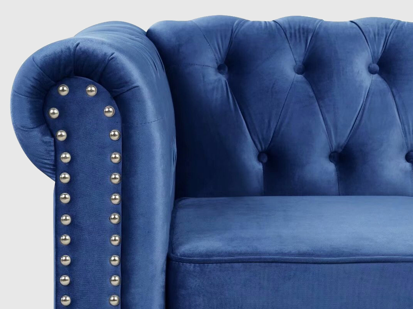 Duraster Chesterfield Vintage Three Seater Sofa #50 - Image 5