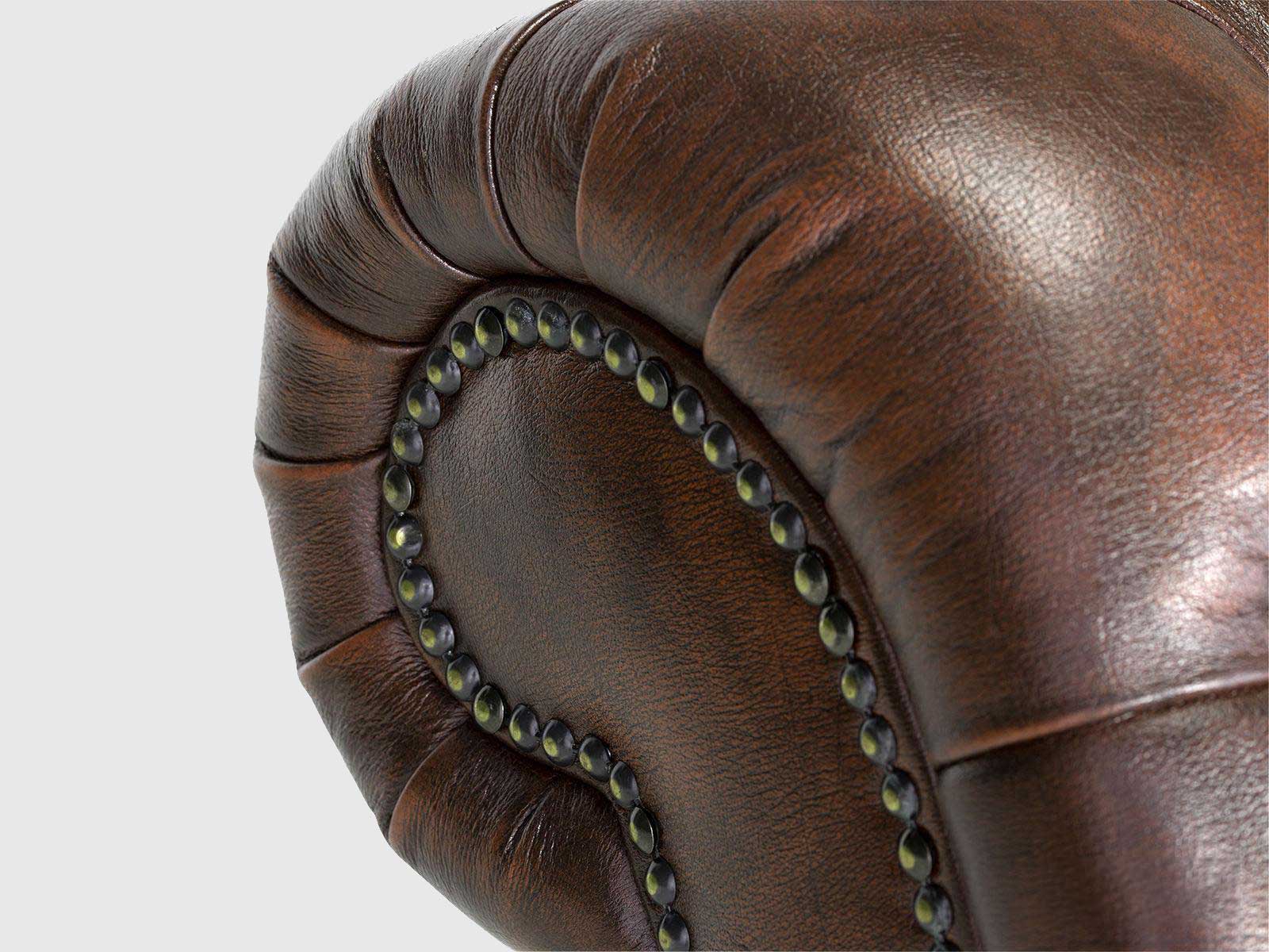 Duraster Chesterfield Colonial Brown lounge #14 - Image 5