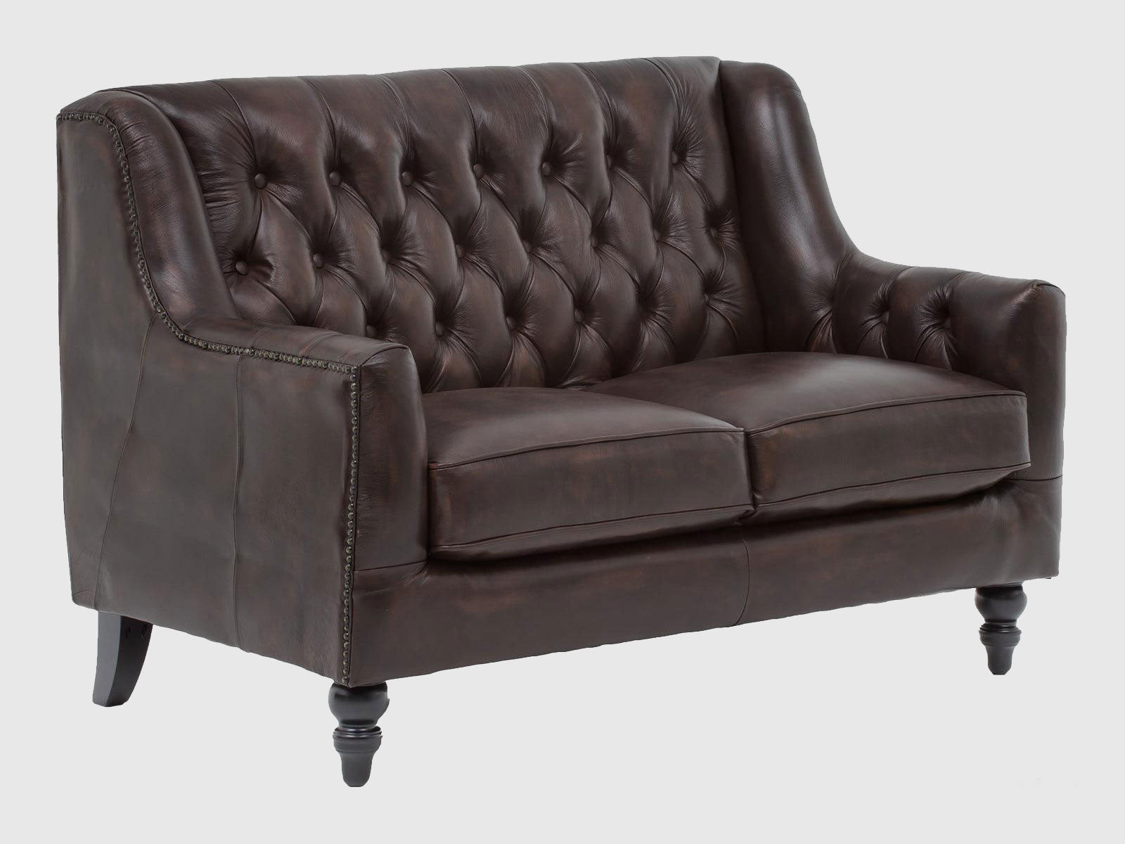 Duraster Chesterfield Colonial Brown Set of Three Sofas #7 - Image 4