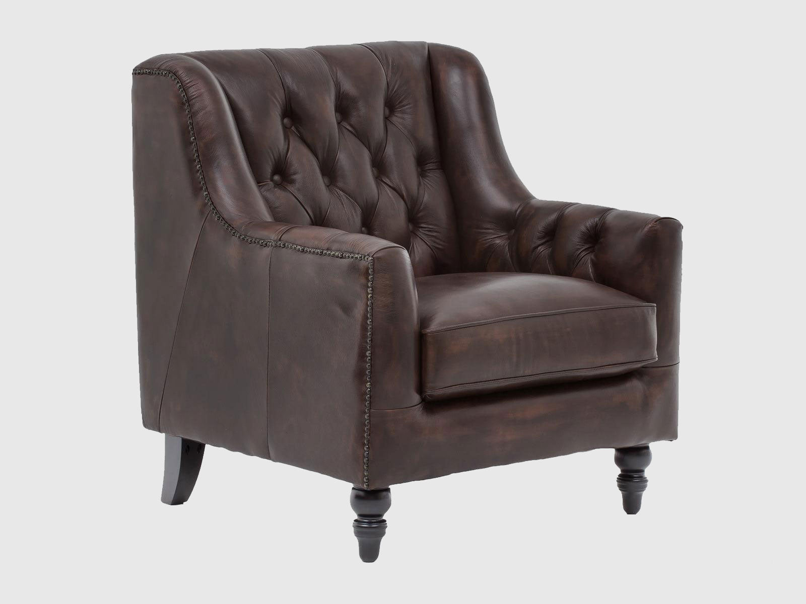 Duraster Chesterfield Colonial Brown Set of Three Sofas #7 - Image 2