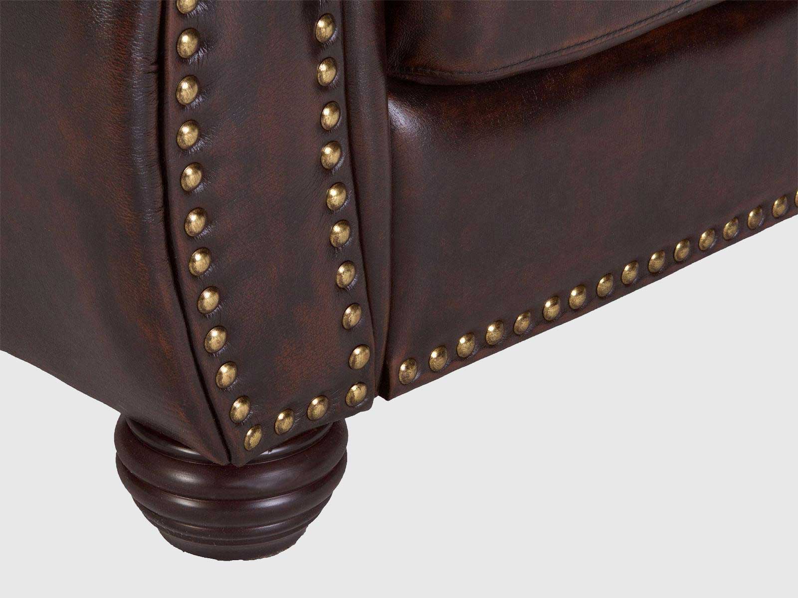Duraster Chesterfield One Seater Colonial Sofa #6 - Image 5