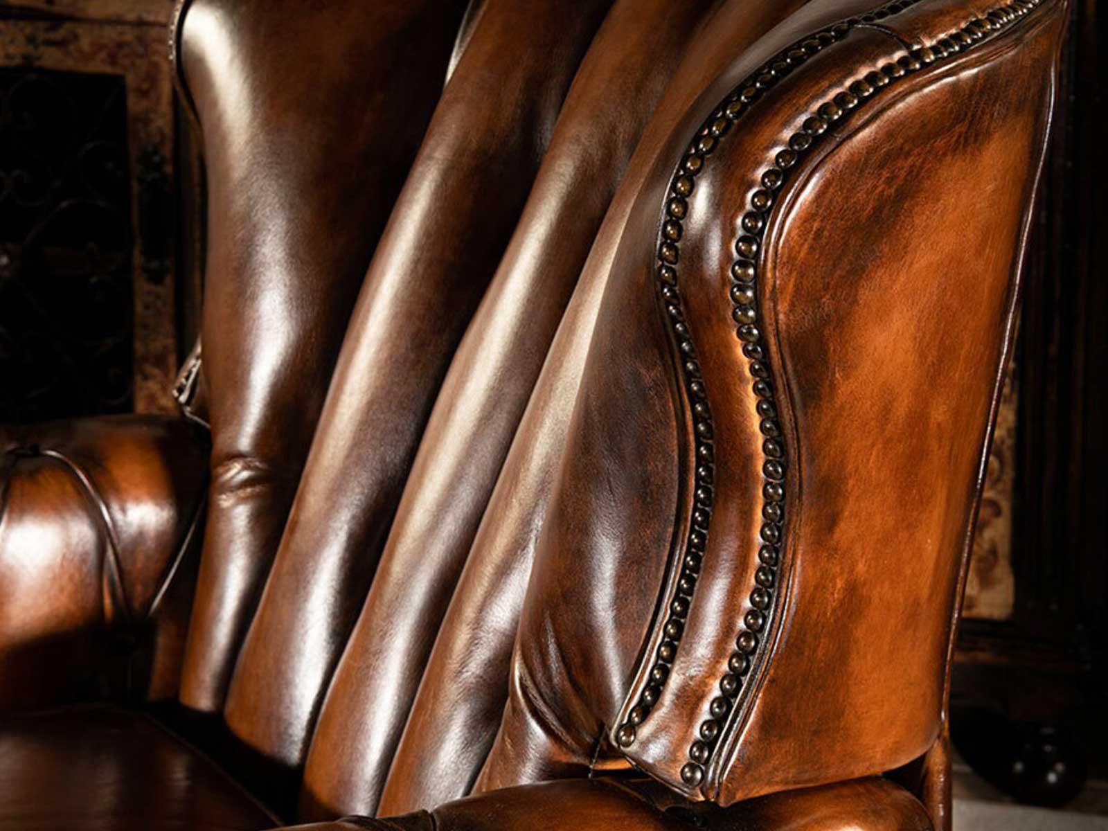 Duraster Chesterfield Single Seater Leather Sofa (Chocolate Brown) #90 - Image 2