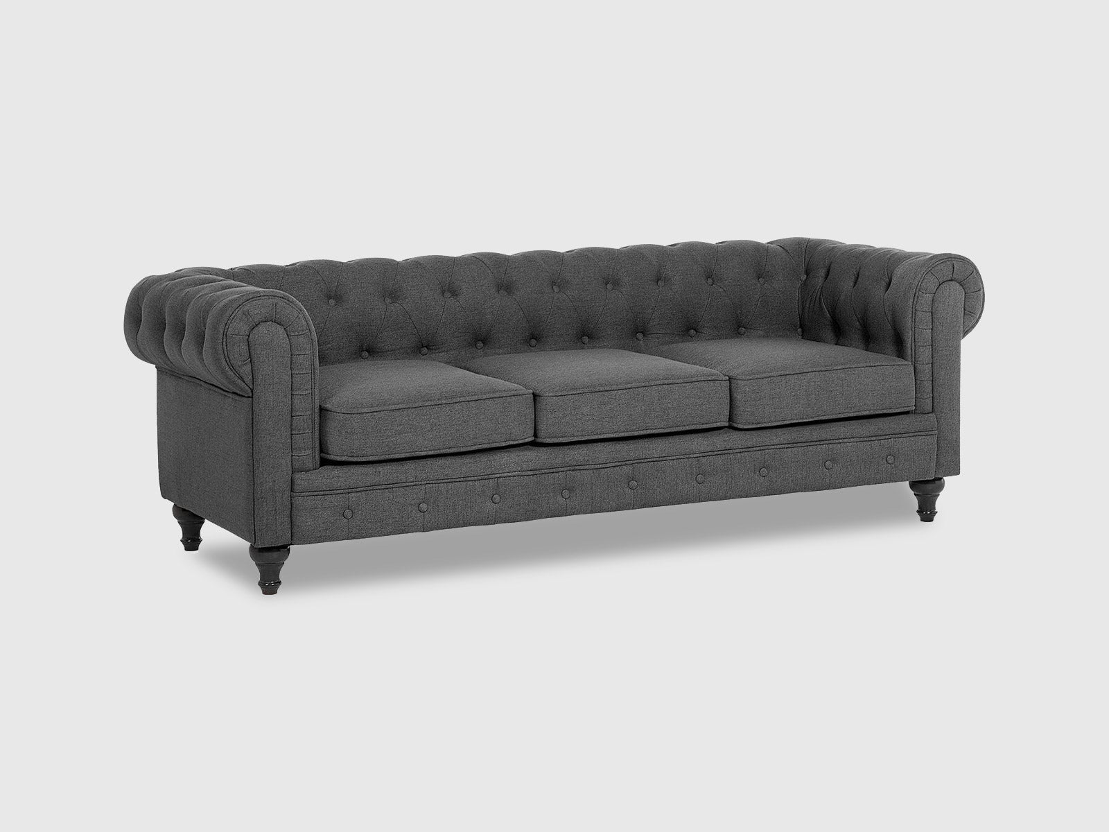 Duraster Chesterfield Three Seater Sofa #2 - Image 4