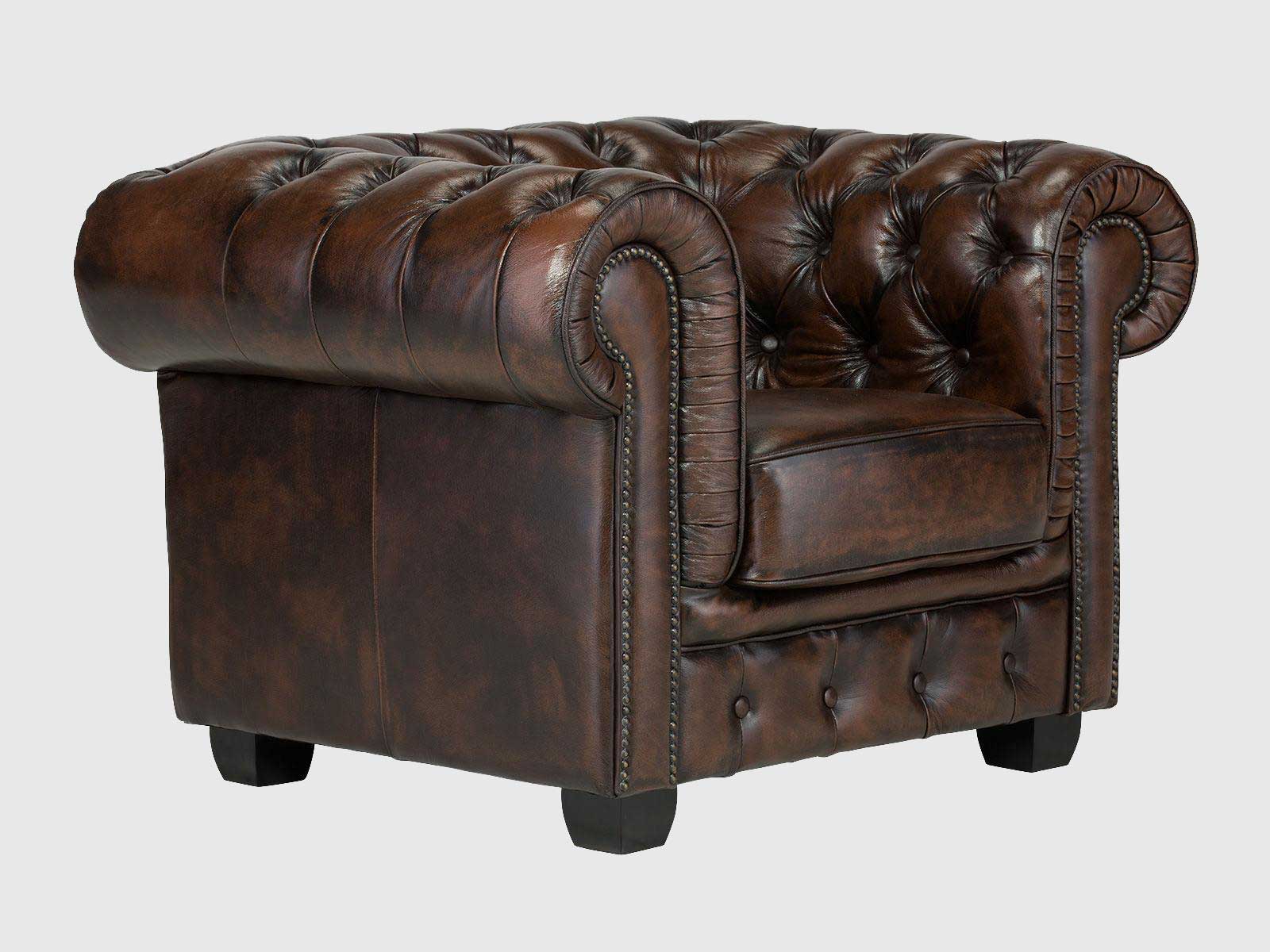 Duraster Chesterfield Traditional One Seater Sofas #11 - Image 2