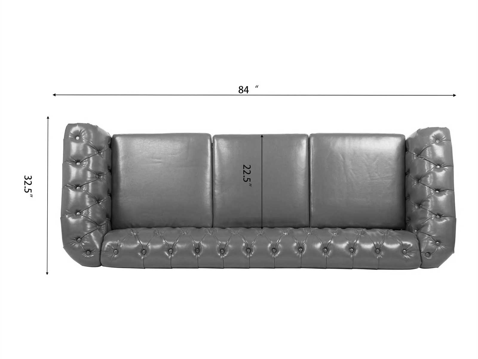 Duraster Chesterfield Traditional Three Seater Sofas #61 - Image 10
