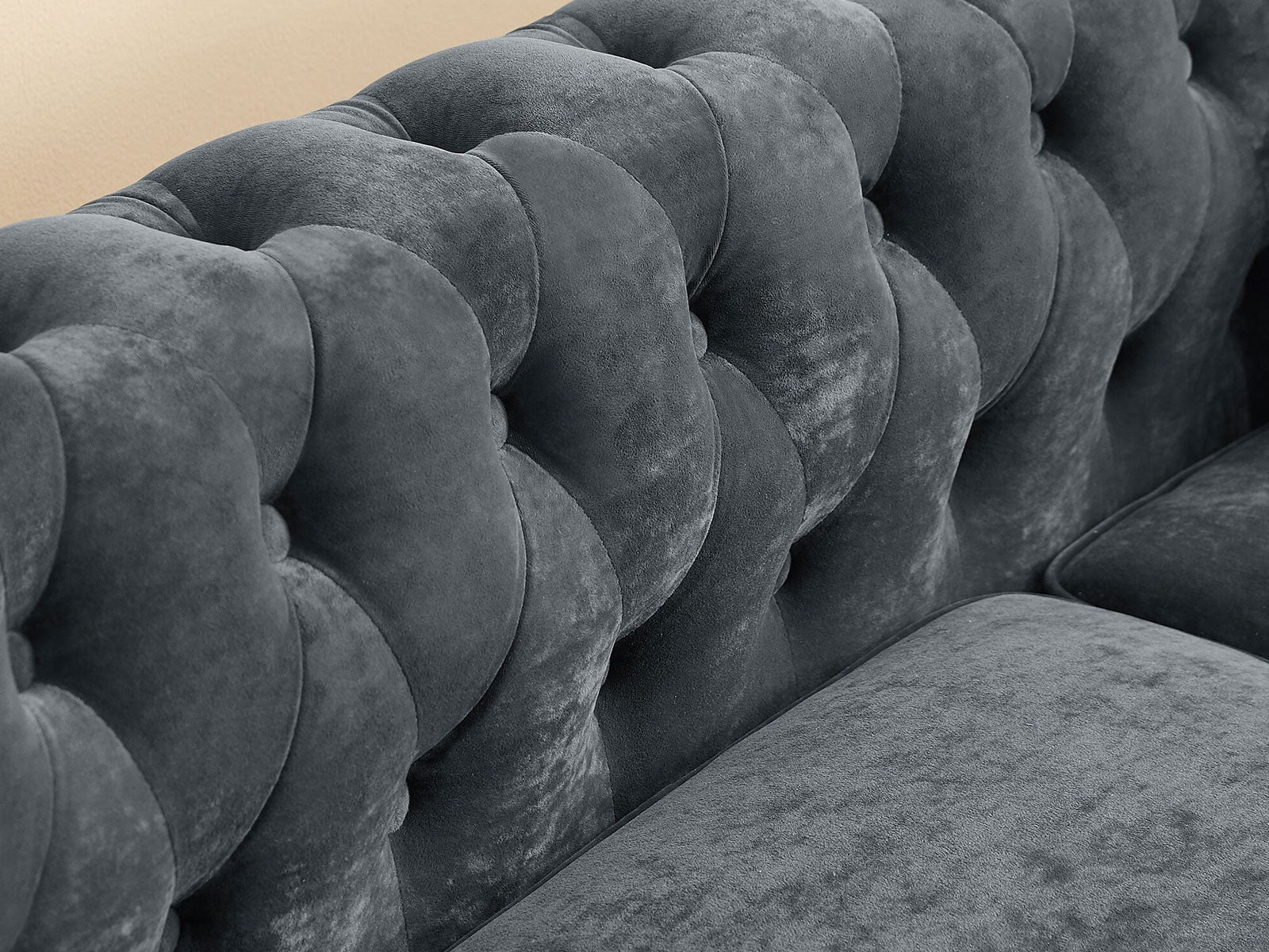 Duraster Chesterfield Vintage Sectional Sofa #59 - Image 5