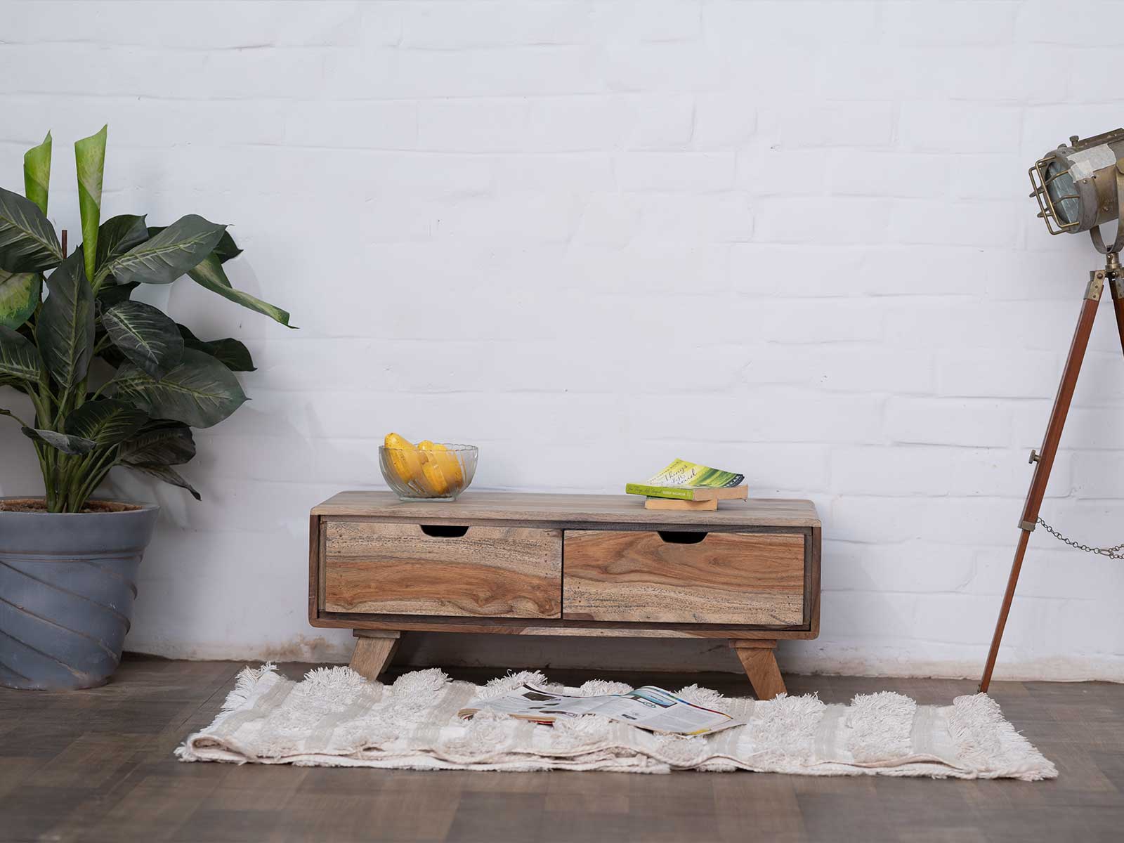 Duraster Alpaca Sheesham Wood TV Unit #13 - Image 2