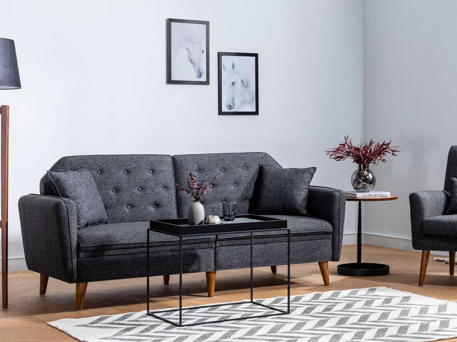 Duraster Daisy Three Seater Anthracite Grey #7 - Image 2