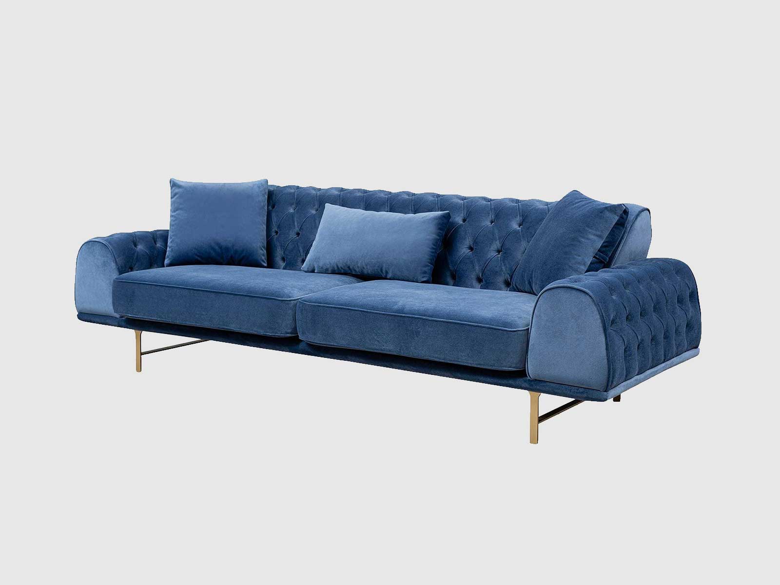 Duraster Daisy Three Seater Dark Blue #5 - Image 2
