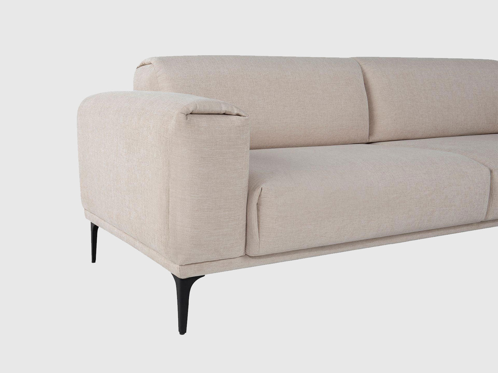 Duraster Daisy Three Seater Sofa Beige #3 - Image 4