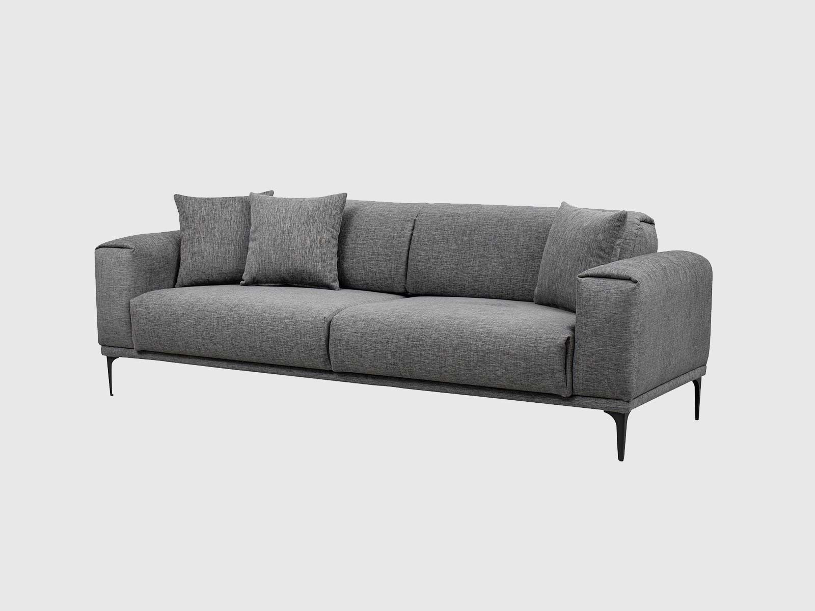Duraster Daisy Three Seater Sofa Grey #4 - Image 3