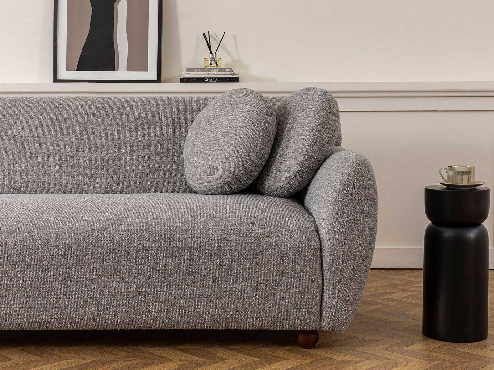 Duraster Daisy Two Seater Sofa Light Grey #1 - Image 3