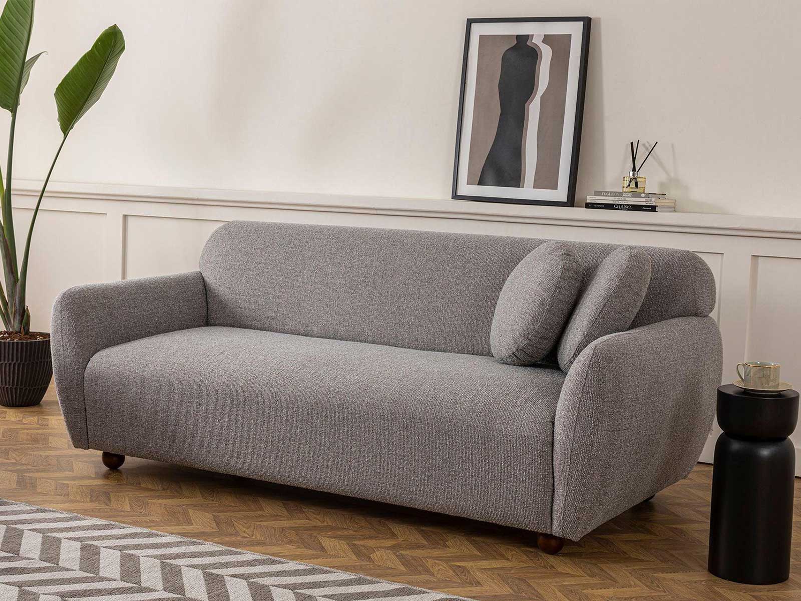 Duraster Daisy Two Seater Sofa Light Grey #1 - Image 2