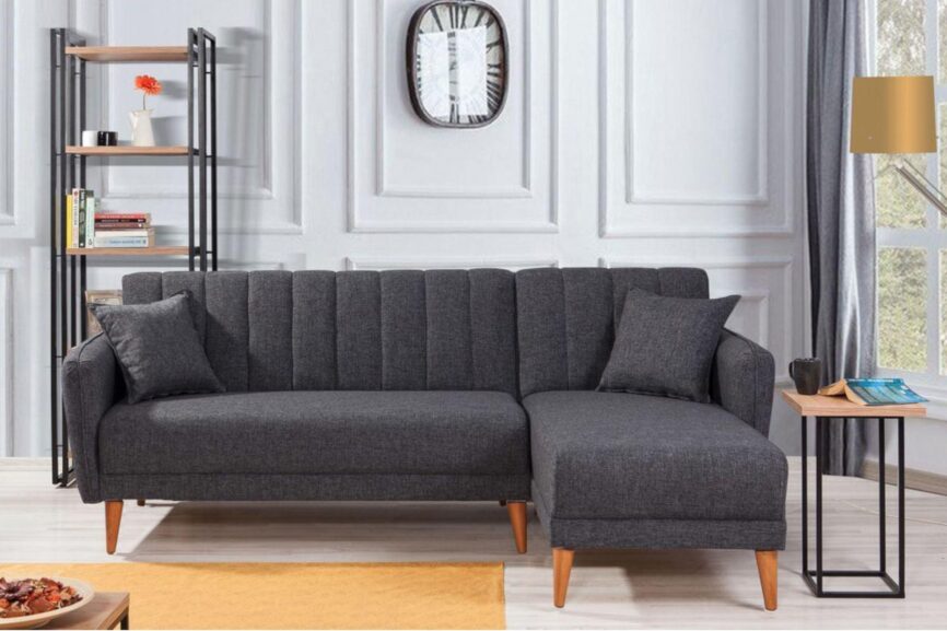Diana Corner Sofa Anthracite Grey #13 - Duraster