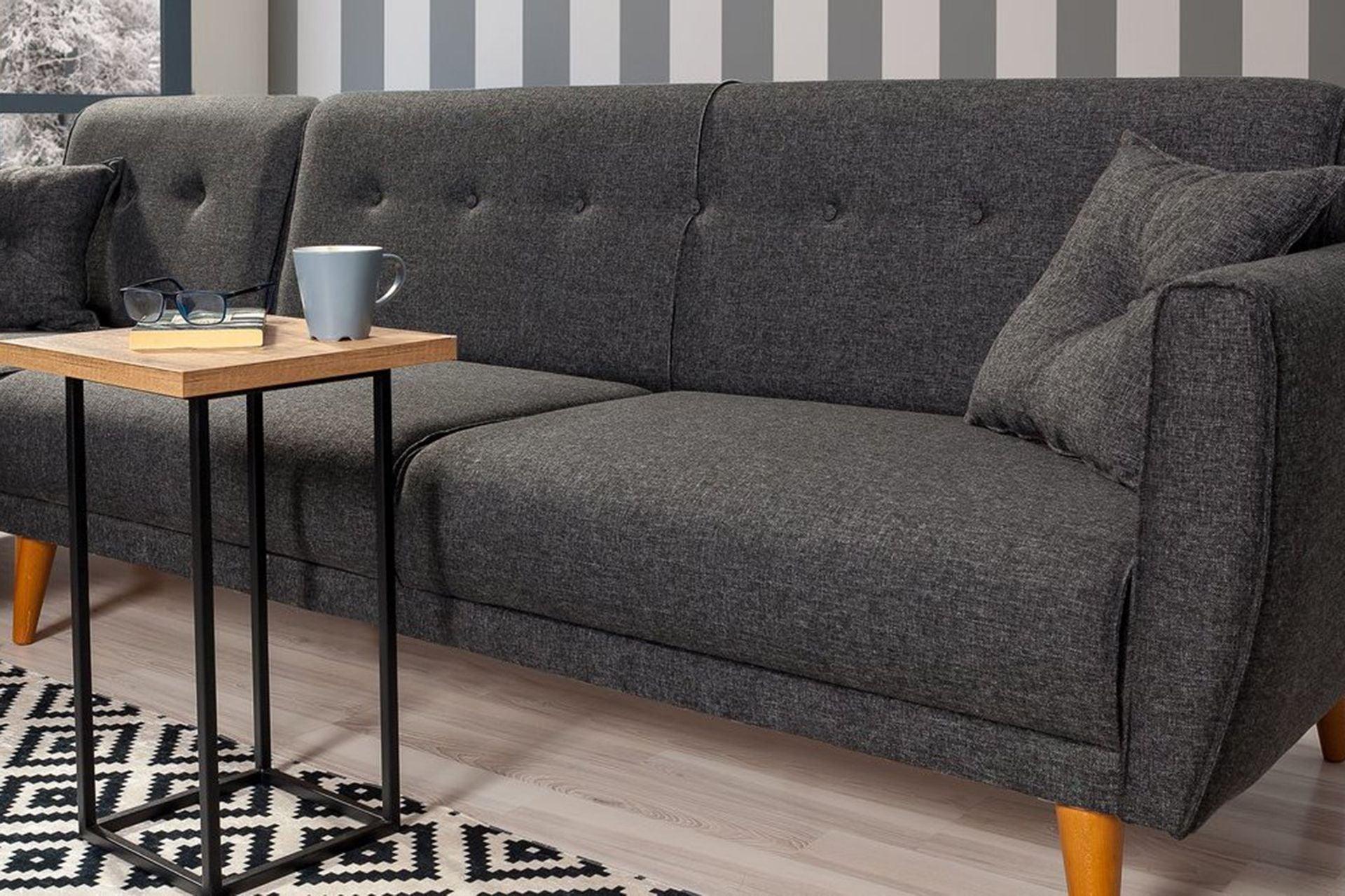 Diana Corner Sofa Anthracite Grey#29 - Duraster