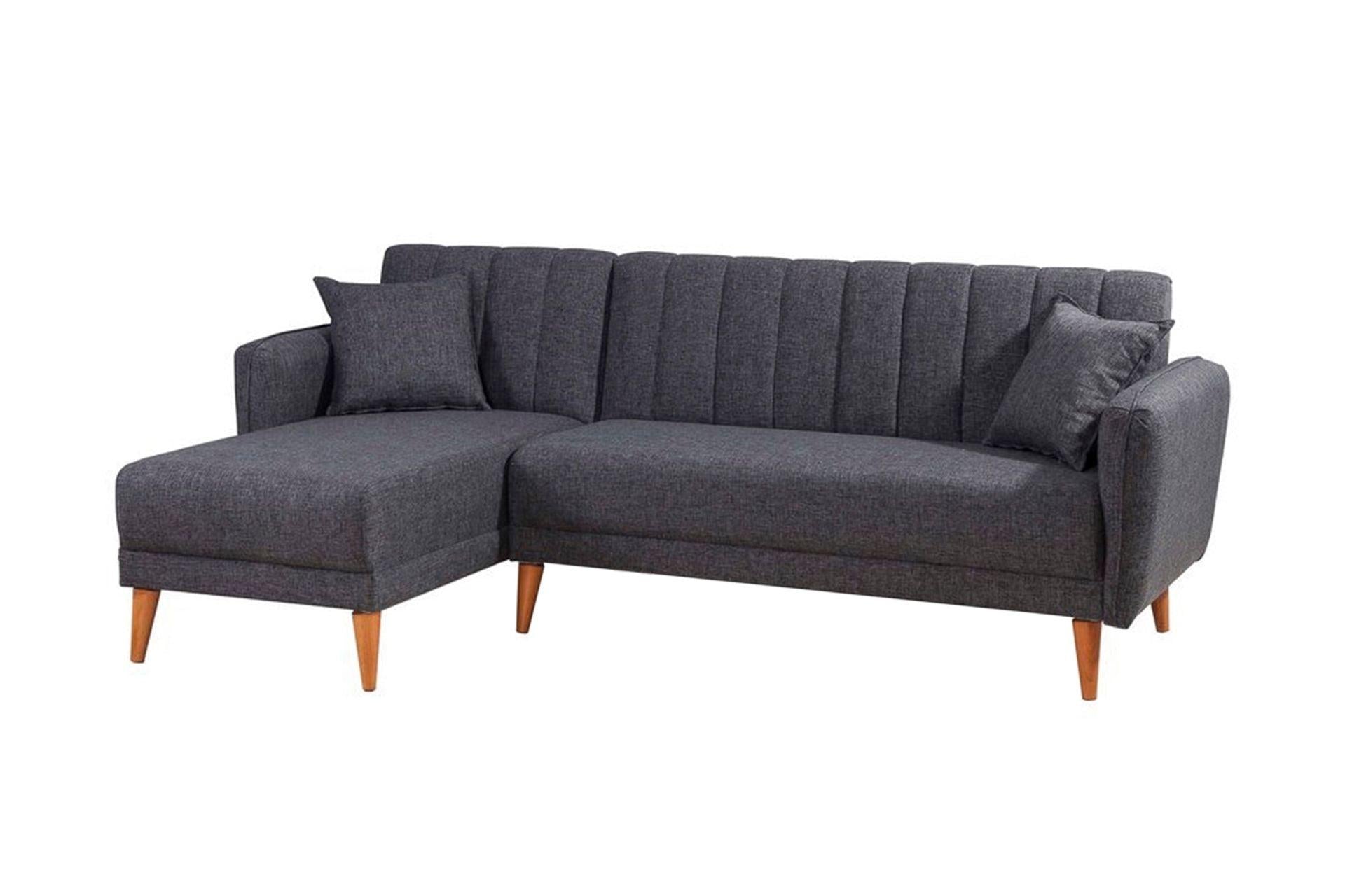 Diana Corner Sofa Anthracite Grey#26 - Duraster