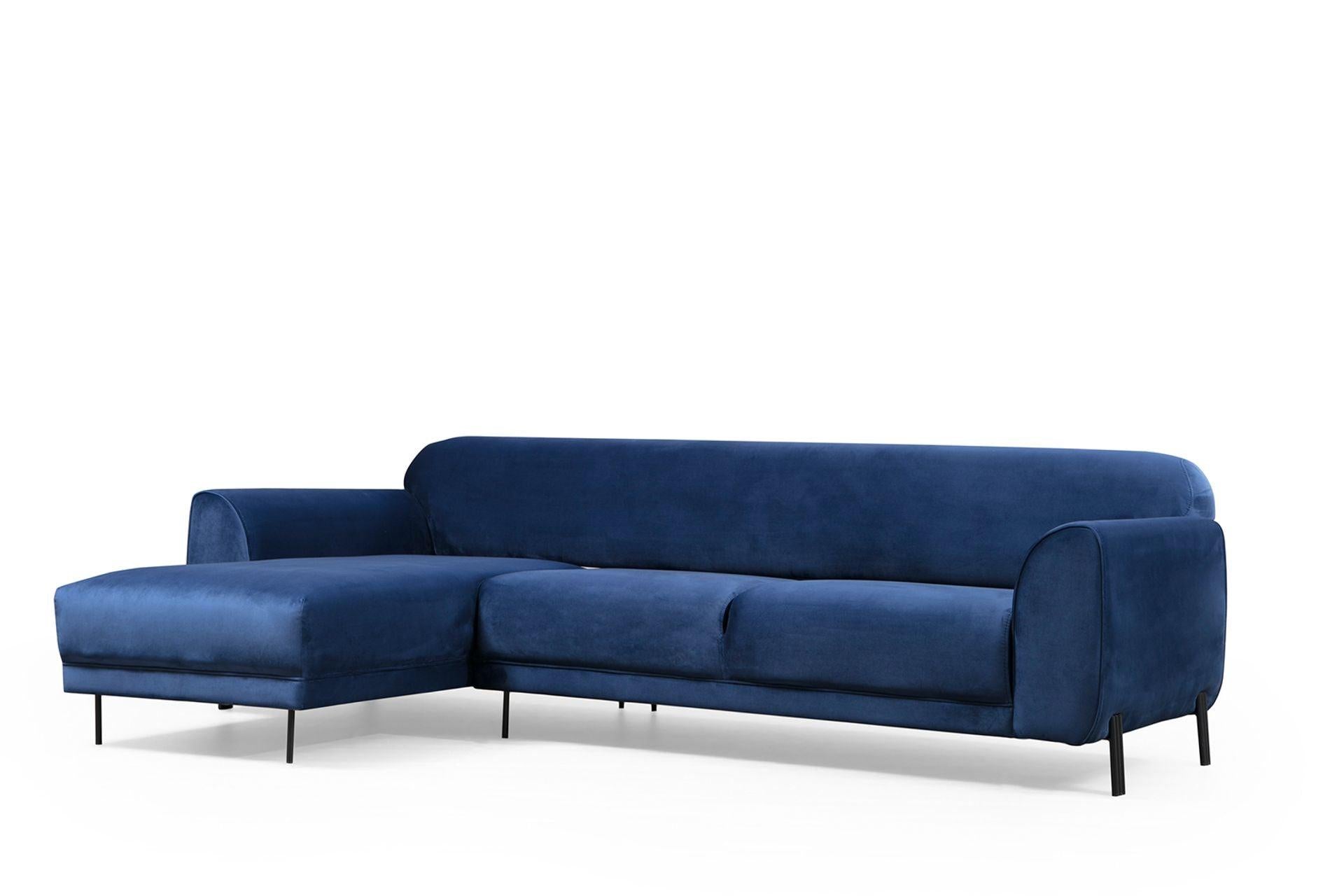 Diana Corner Sofa Blue #21 - Duraster