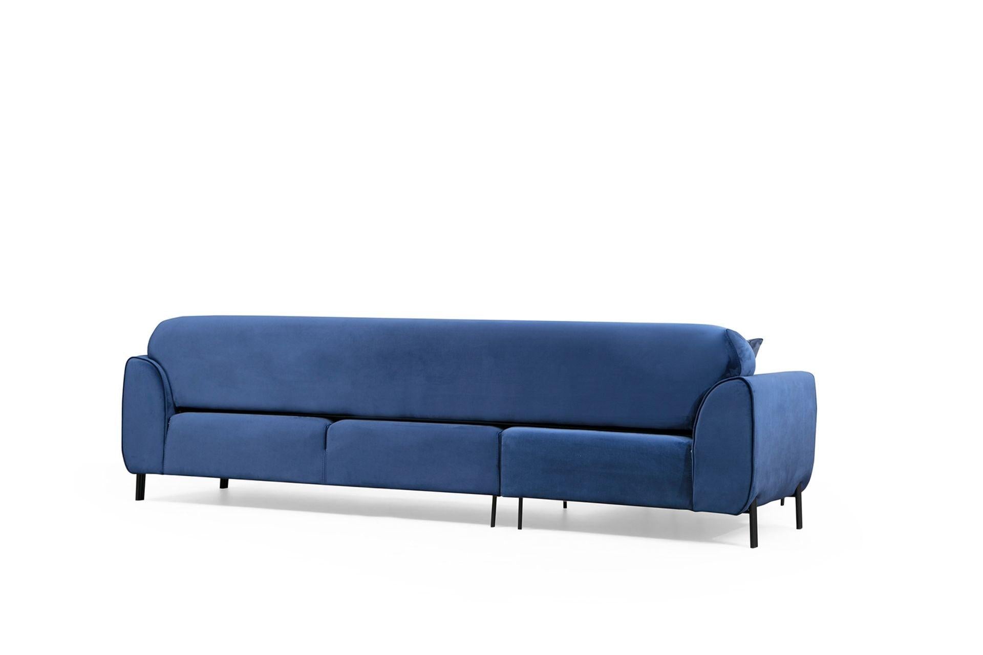 Diana Corner Sofa Blue #21 - Duraster