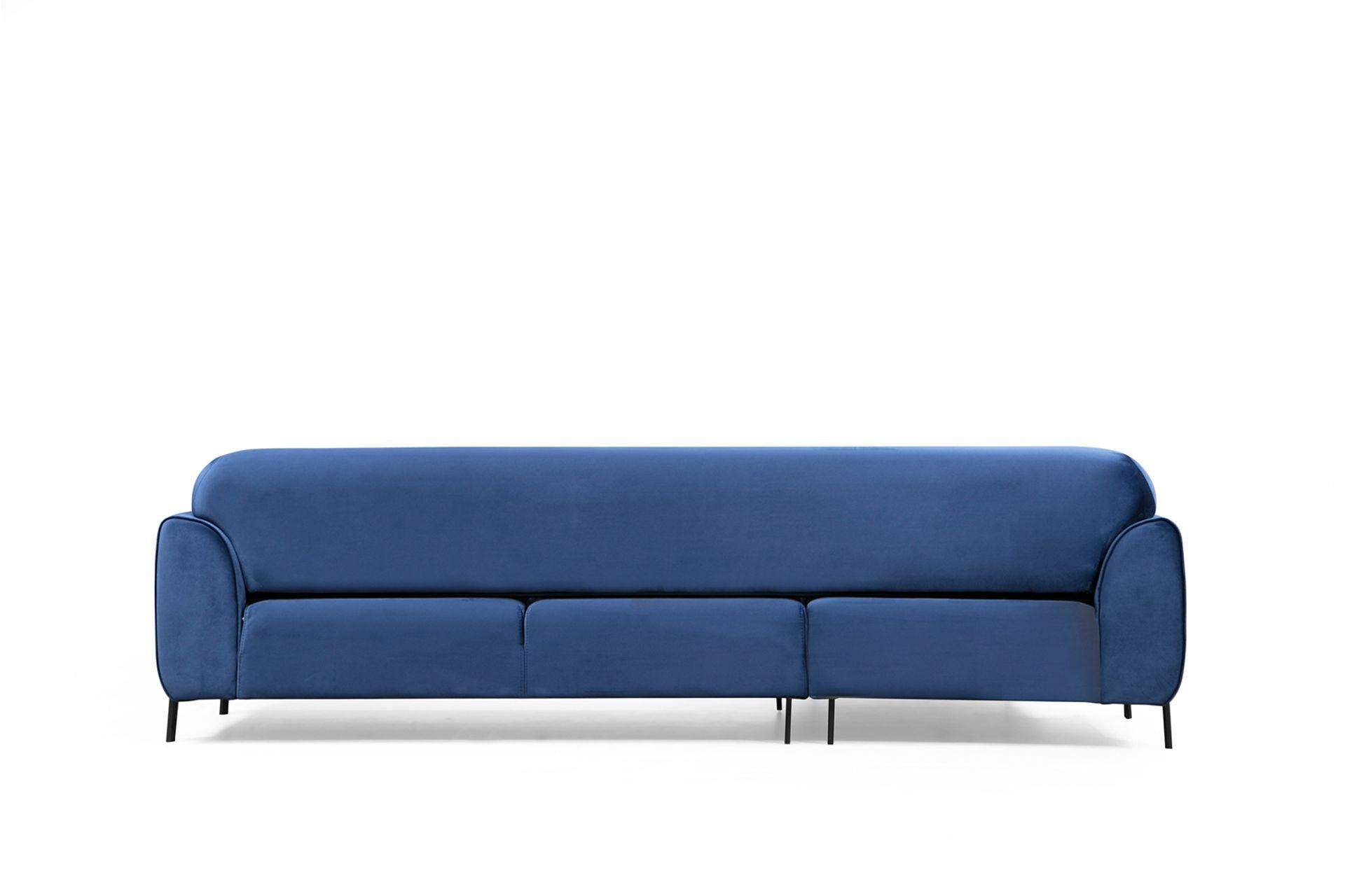 Diana Corner Sofa Blue #21 - Duraster