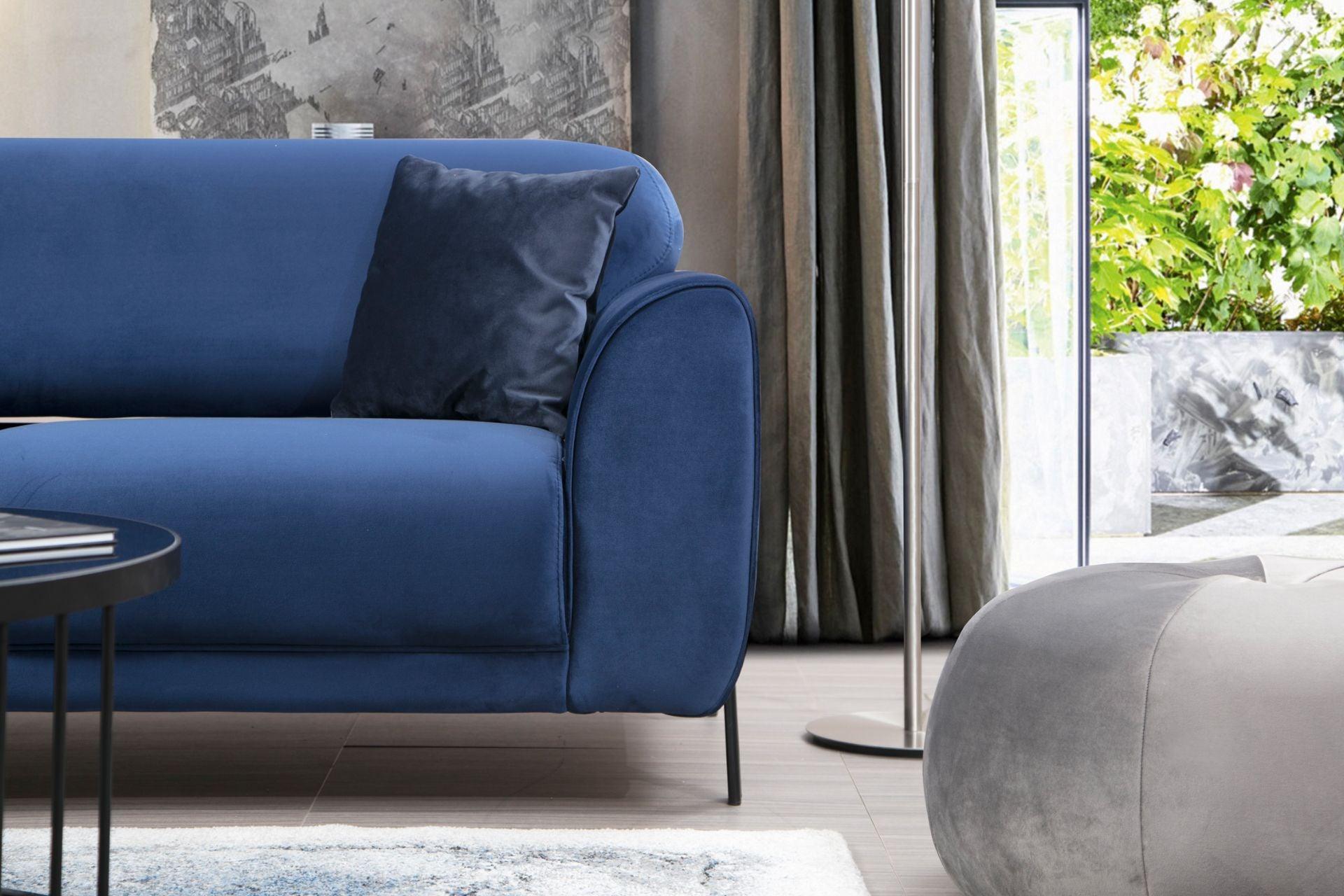 Diana Corner Sofa Blue #21 - Duraster