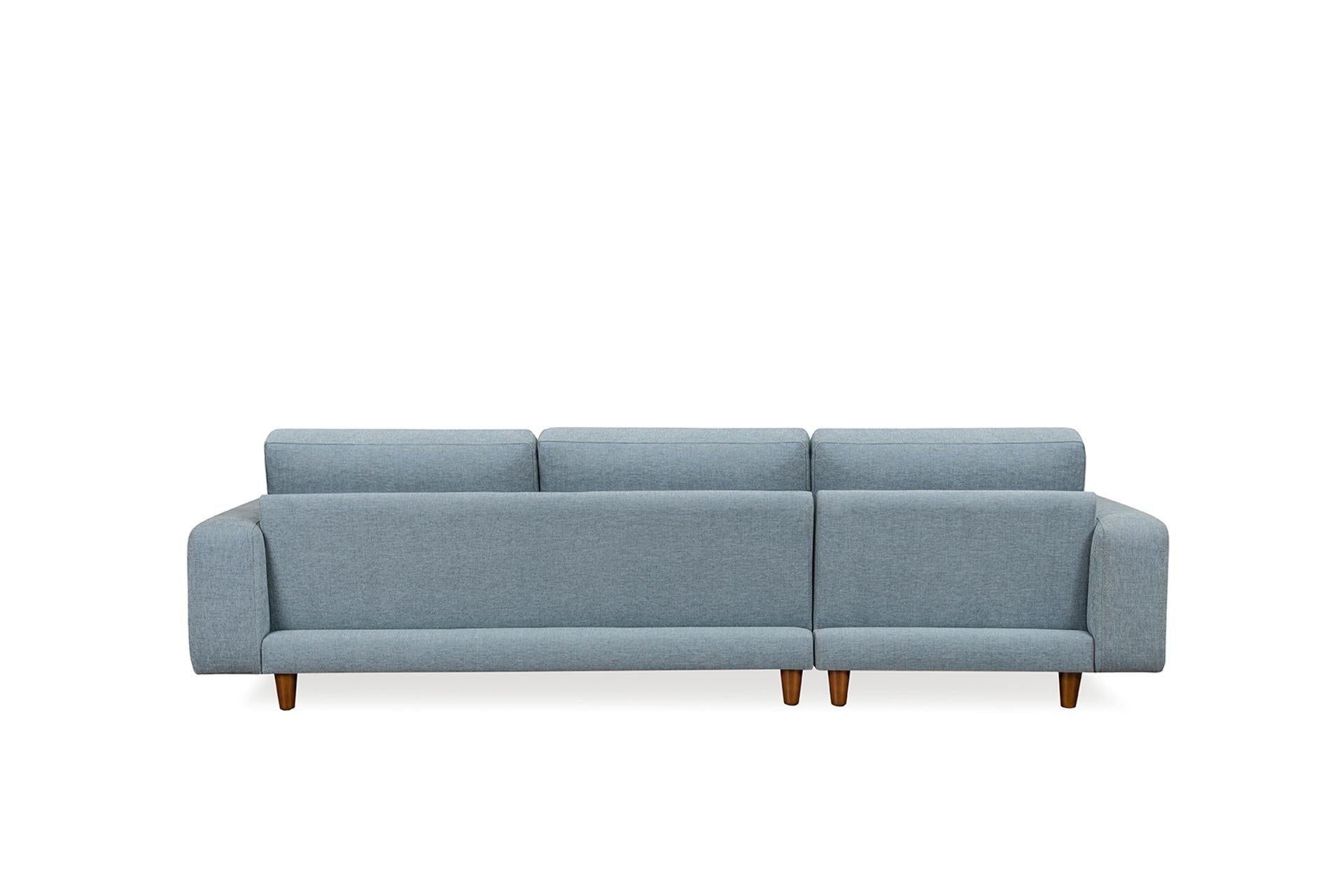 Diana Corner Sofa Blue #33 - Duraster