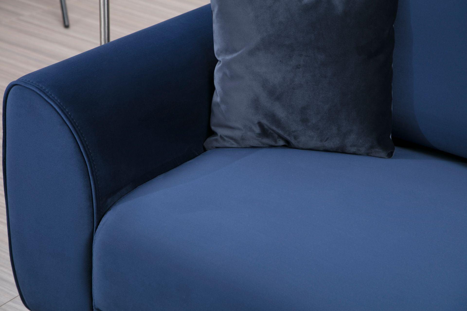 Diana Corner Sofa Blue #21 - Duraster