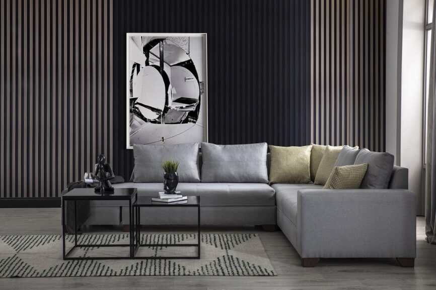 Diana Corner Sofa Dark Grey #36 - Duraster