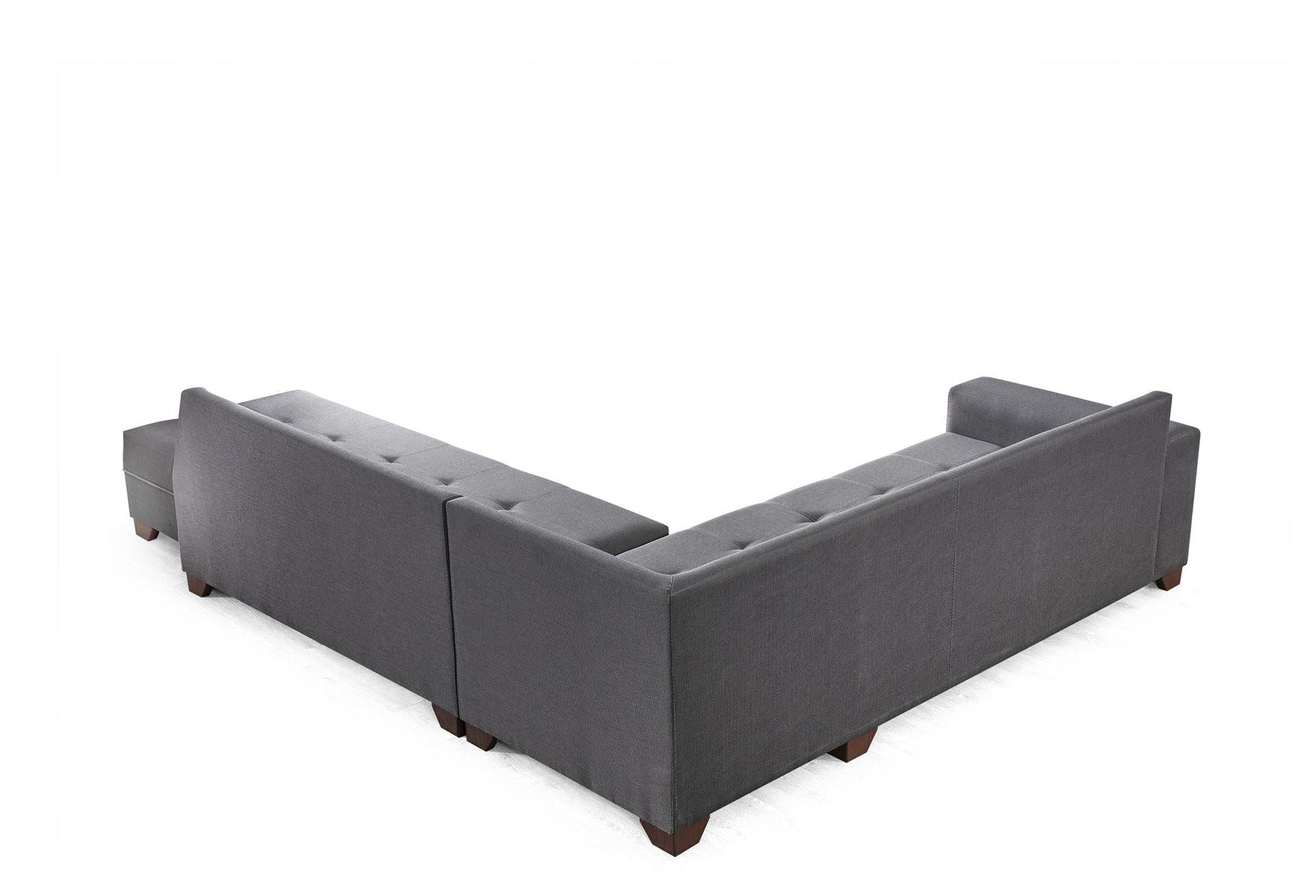 Diana Corner Sofa Dark Grey #37 - Duraster