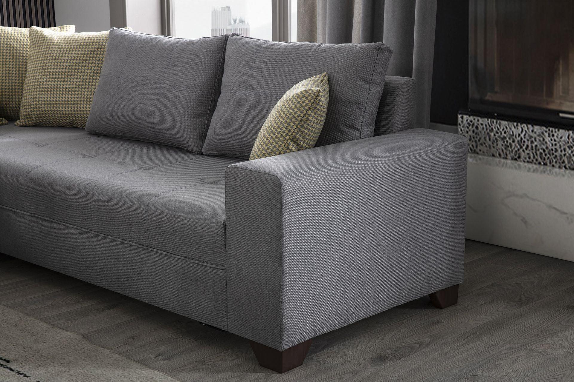 Diana Corner Sofa Dark Grey #36 - Duraster