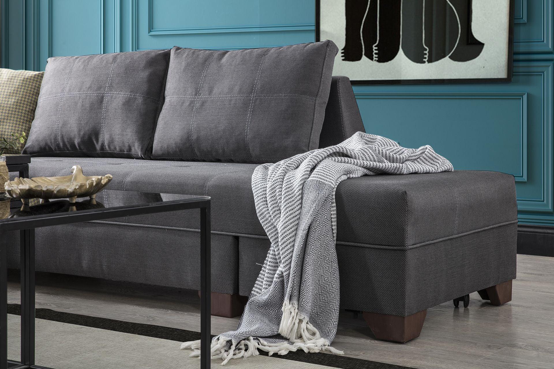 Diana Corner Sofa Dark Grey #37 - Duraster