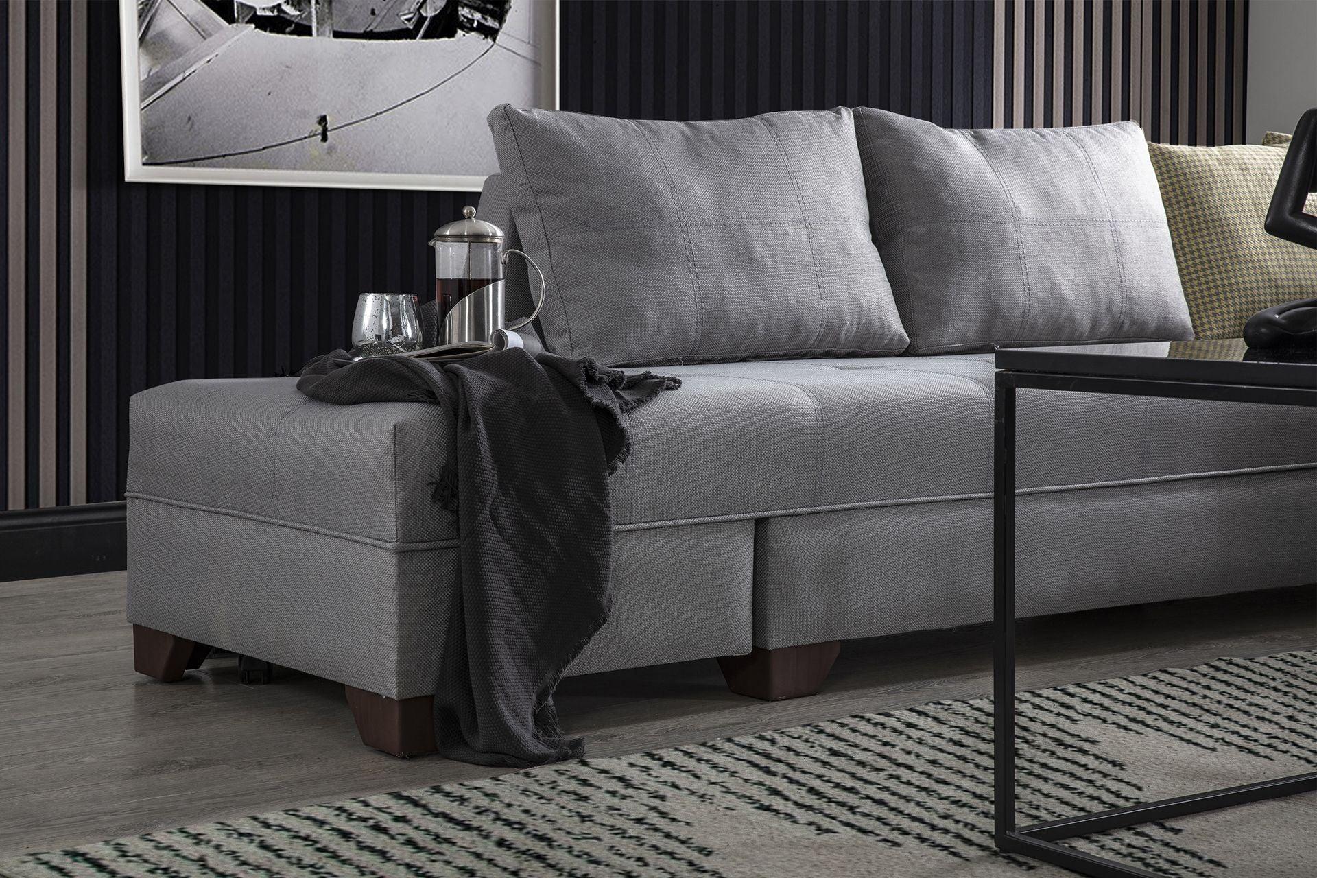 Diana Corner Sofa Dark Grey #36 - Duraster